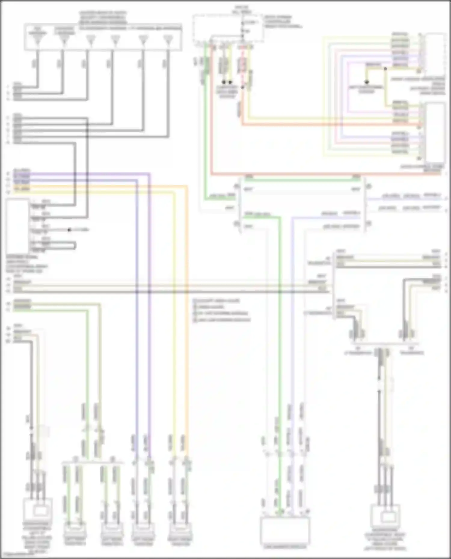 8 series BMW G14/G15 facelift (2022-2024): Navigation circuit, high level (2 of 6)