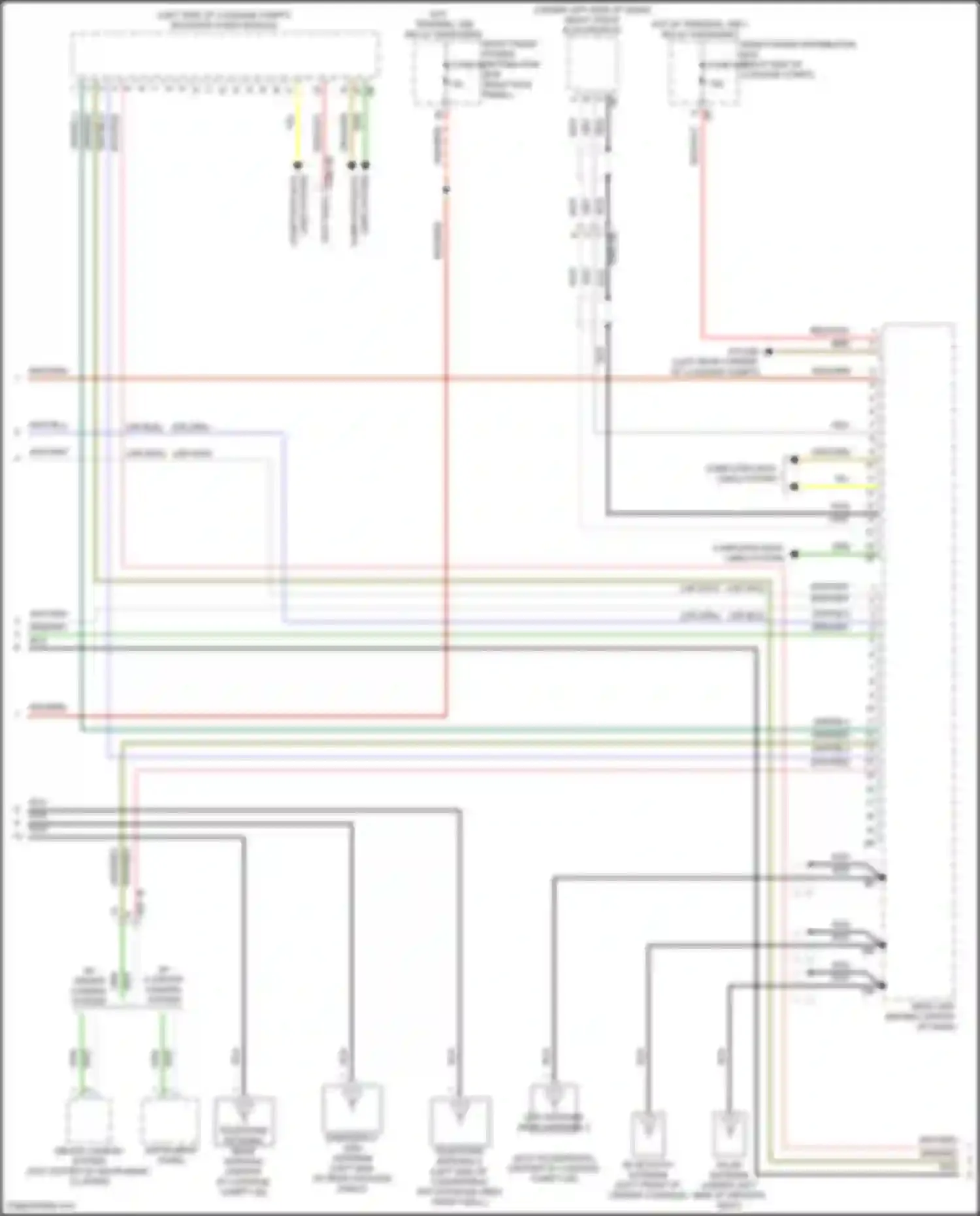 8 series BMW G14/G15 facelift (2022-2024): Navigation circuit, high level (4 of 6)