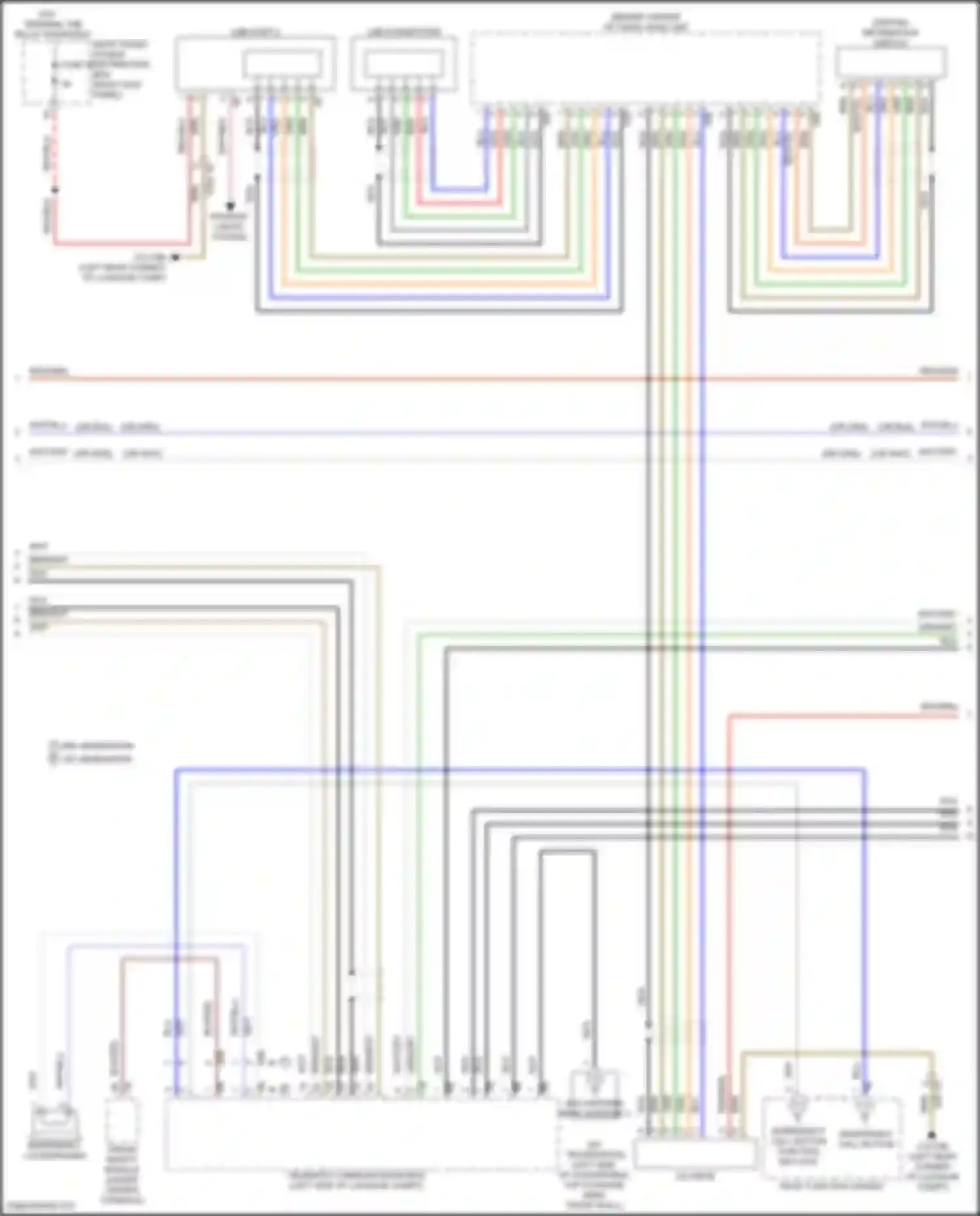 8 series BMW G14/G15 facelift (2022-2024): Navigation circuit, mid level (3 of 5)