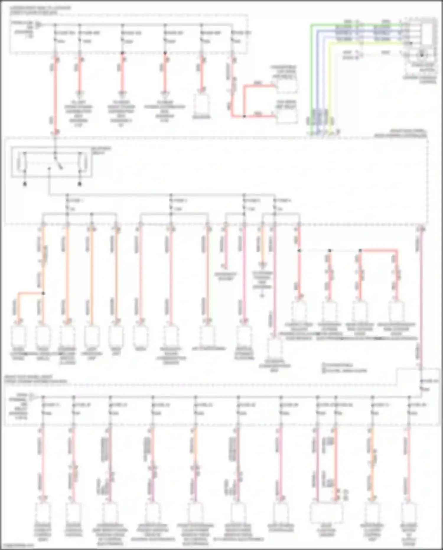8 series BMW G14/G15 facelift (2022-2024): Power distribution circuit (2 of 8)