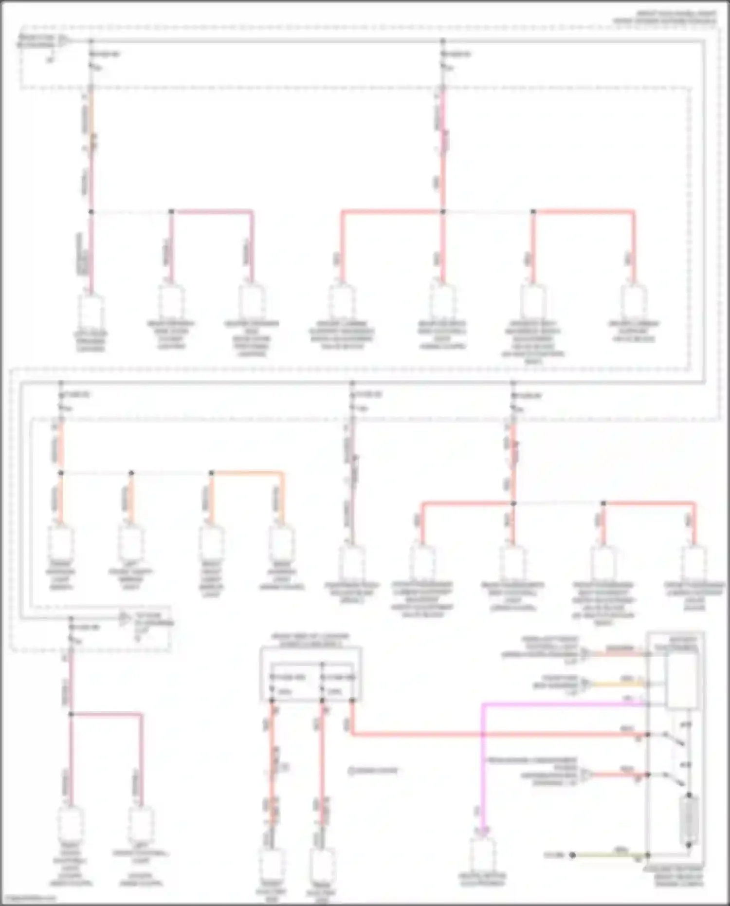 8 series BMW G14/G15 facelift (2022-2024): Power distribution circuit (4 of 8)