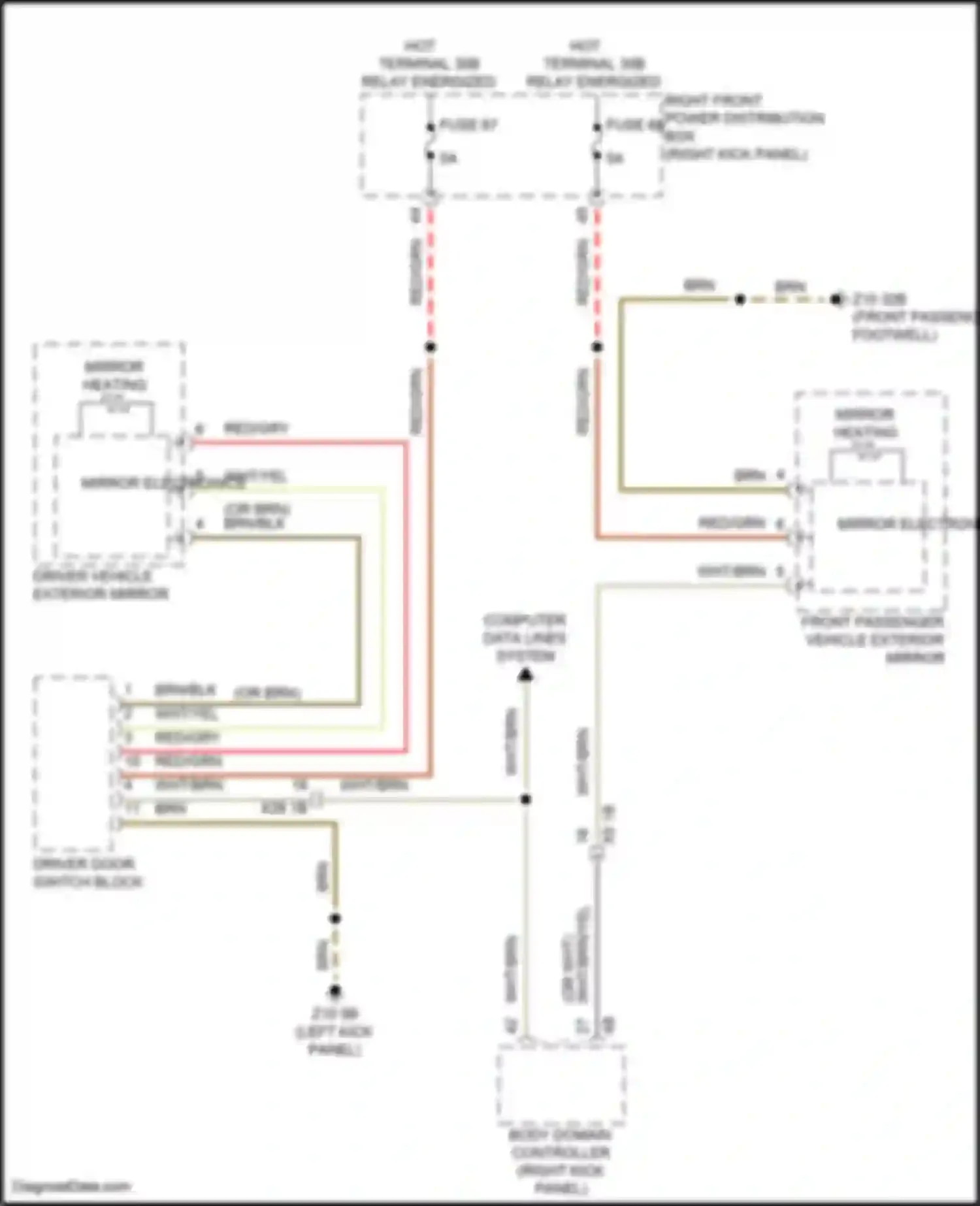 Wiring diagram brn for BMW 8 series G14/G15 facelift (2022-2024) (76 of 126)