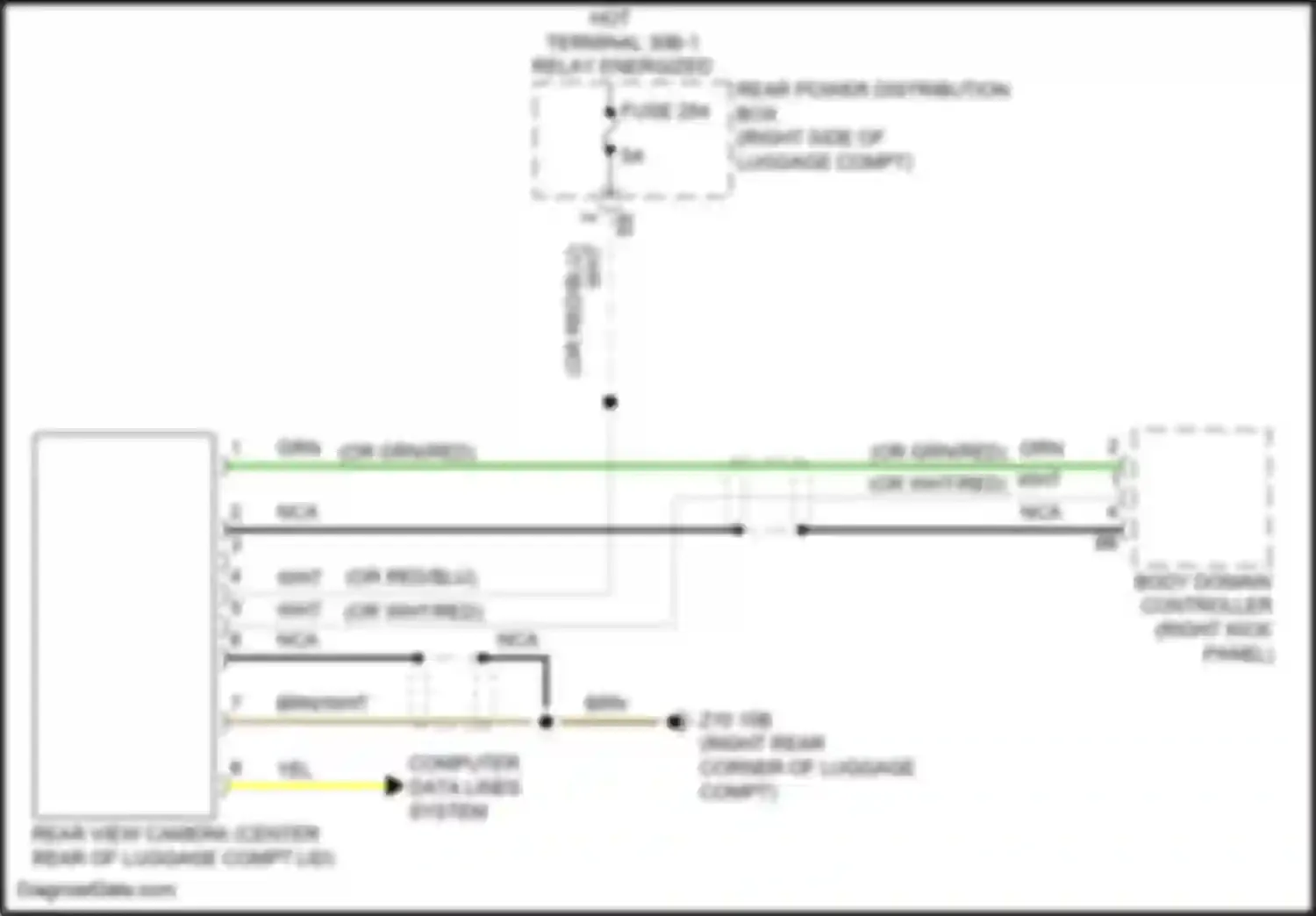 Wiring diagram computer data lines system for BMW 8 series G14/G15 facelift (2022-2024) (69 of 85)