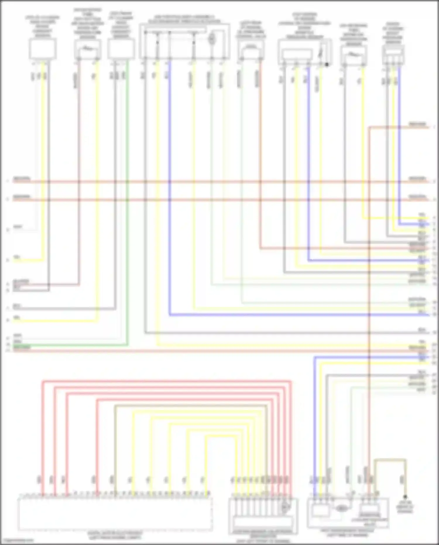 Wiring diagram crankcase coolant shutoff valve for BMW 8 series G14/G15 facelift (2022-2024) (4 of 4)