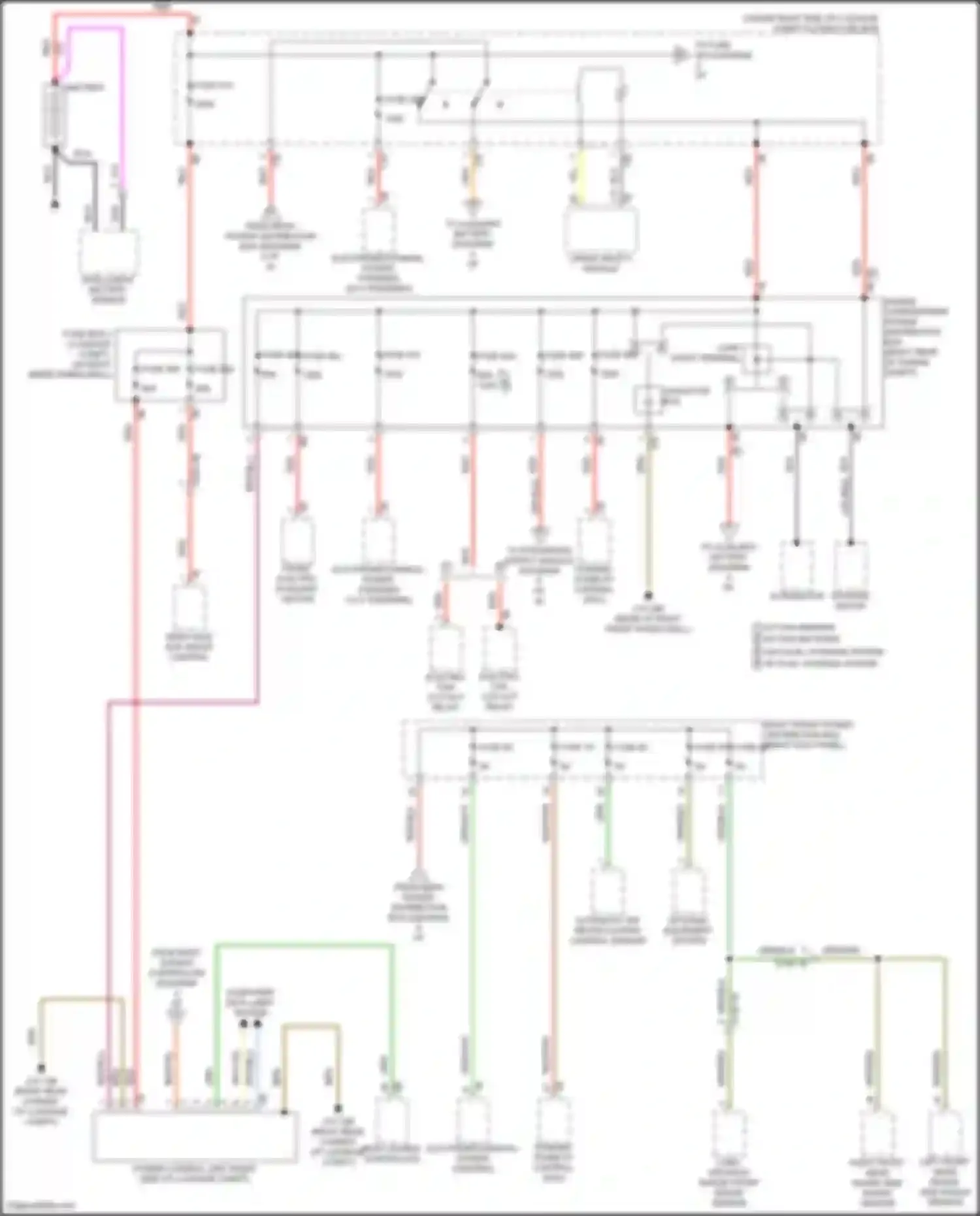 Wiring diagram electromechanical power steering for BMW 8 series G14/G15 facelift (2022-2024) (4 of 4)