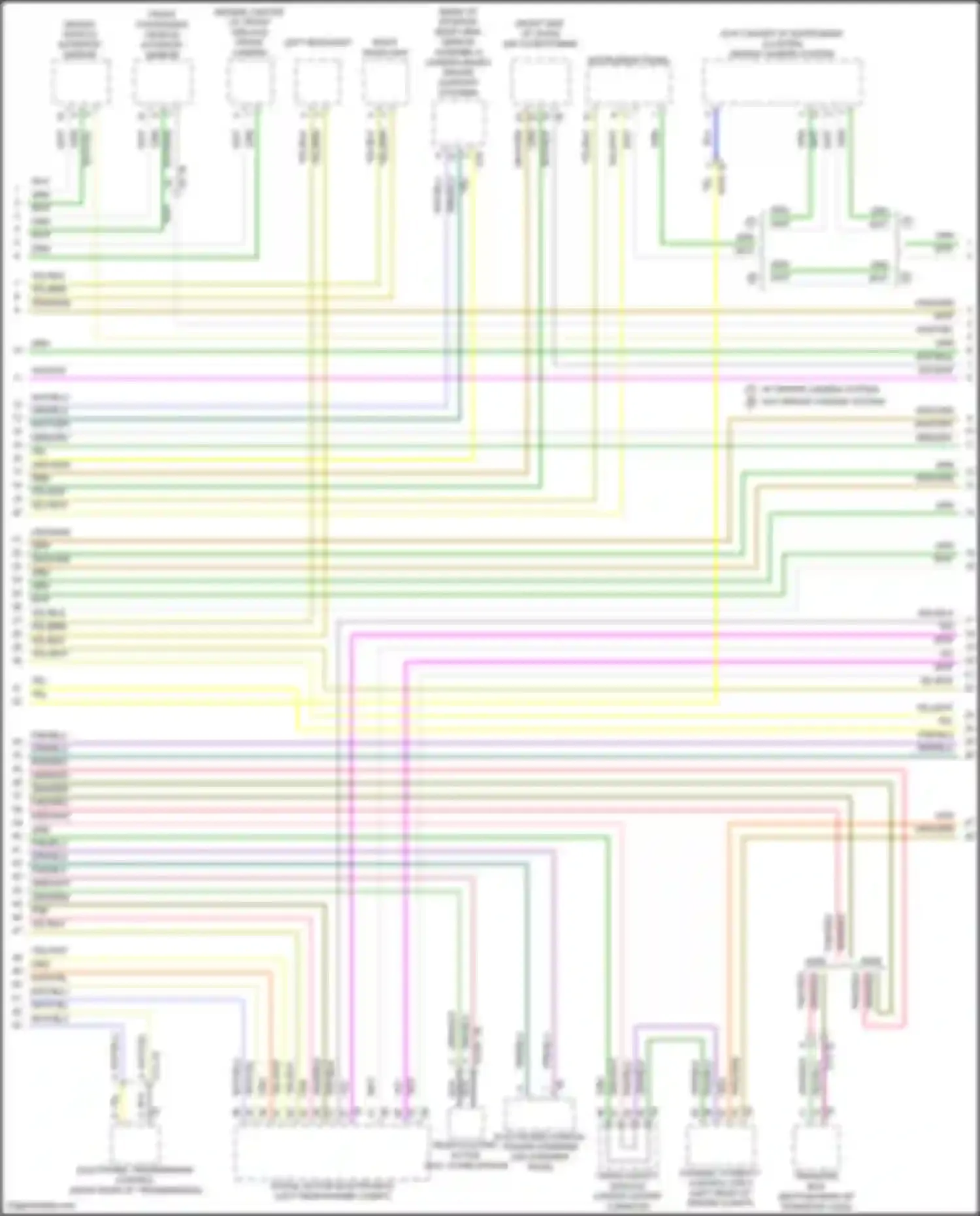 Wiring diagram electronic transmission control for BMW 8 series G14/G15 facelift (2022-2024) (4 of 6)