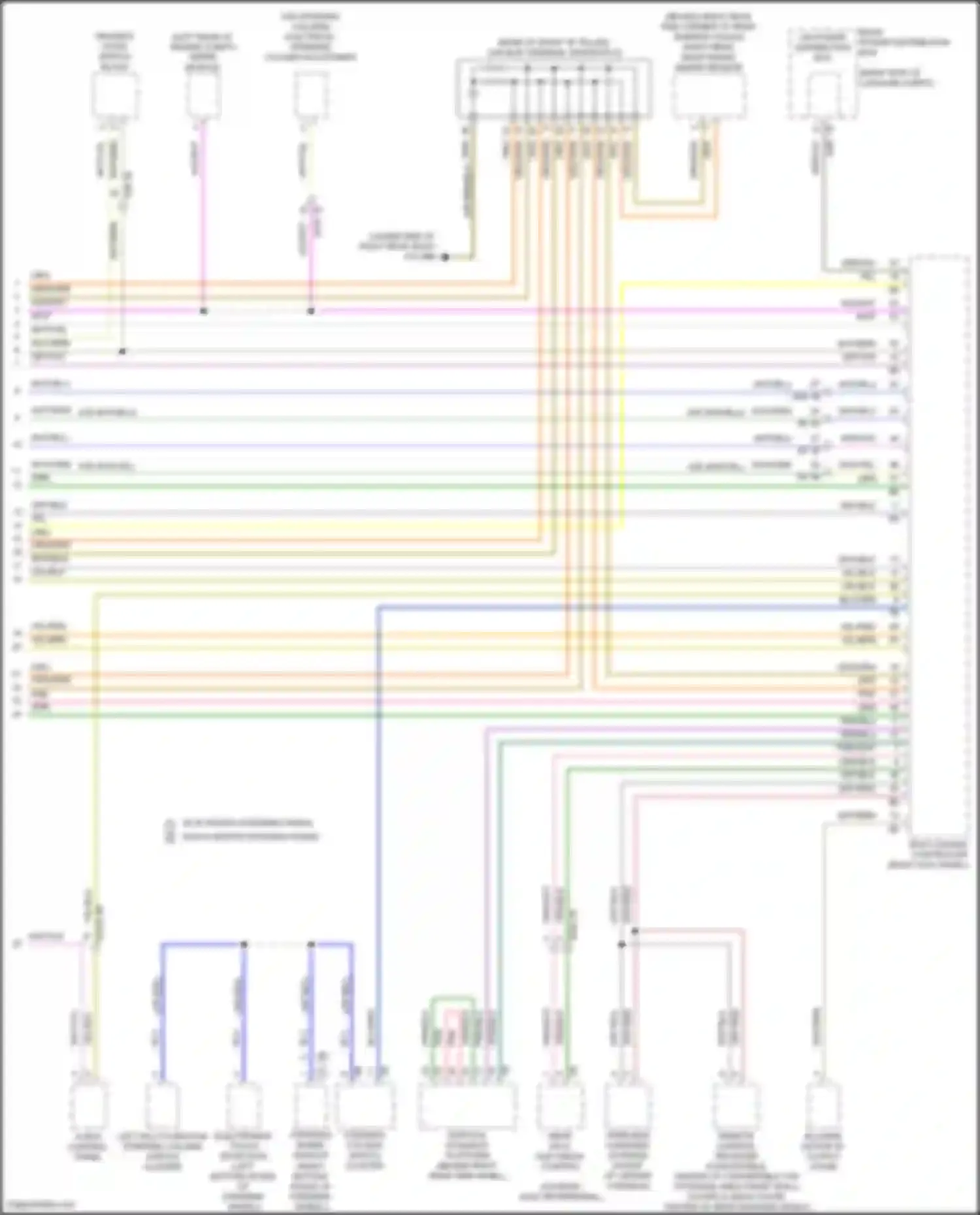 Wiring diagram electronics touch detection for BMW 8 series G14/G15 facelift (2022-2024) (1 of 1)