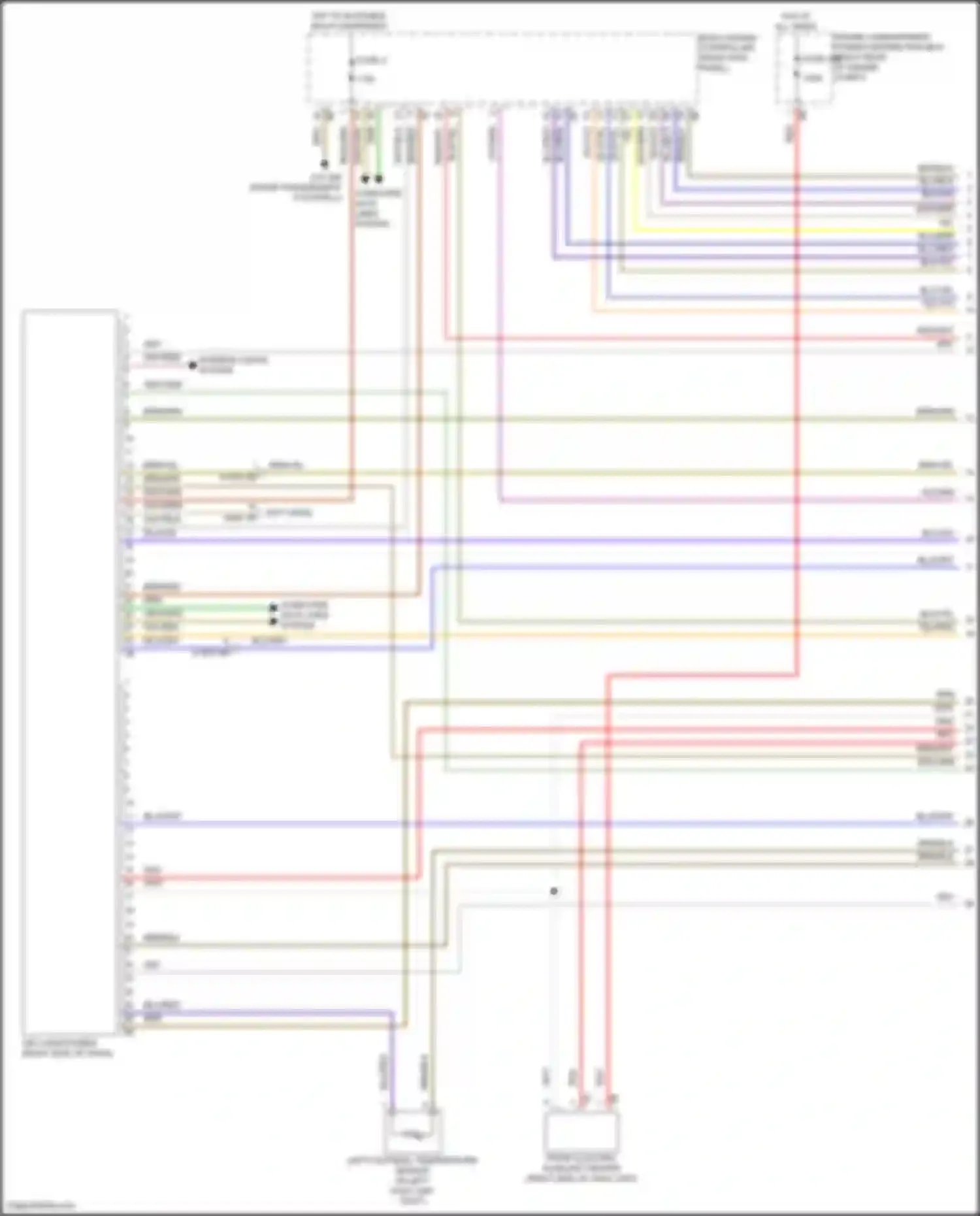Wiring diagram front electric auxiliary heater for BMW 8 series G14/G15 facelift (2022-2024) (1 of 3)
