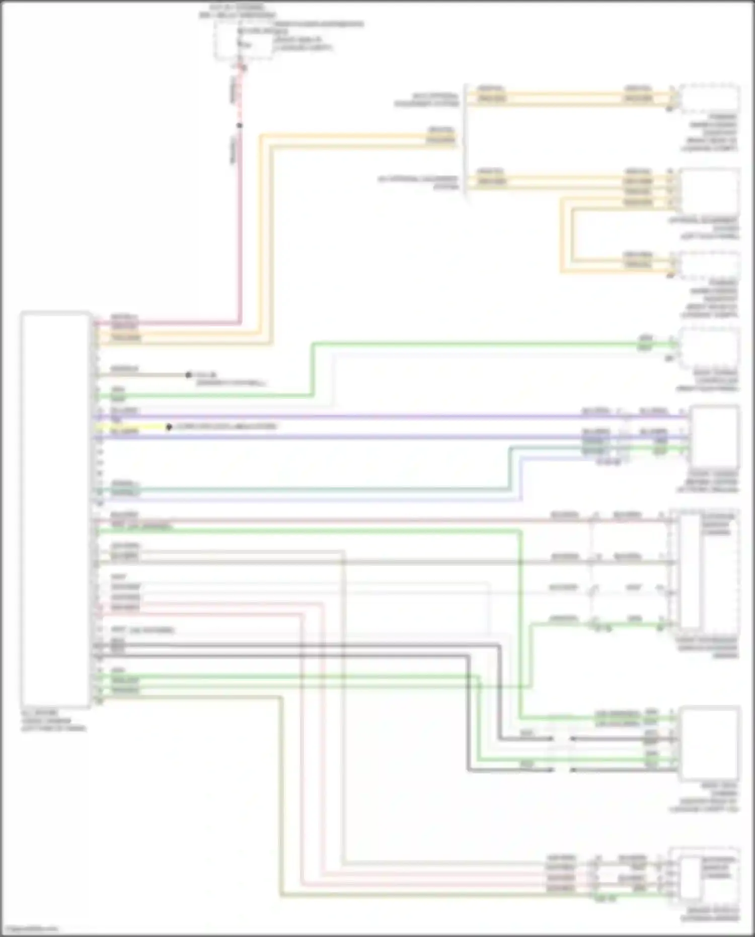 Wiring diagram fuse 257 for BMW 8 series G14/G15 facelift (2022-2024) (1 of 4)