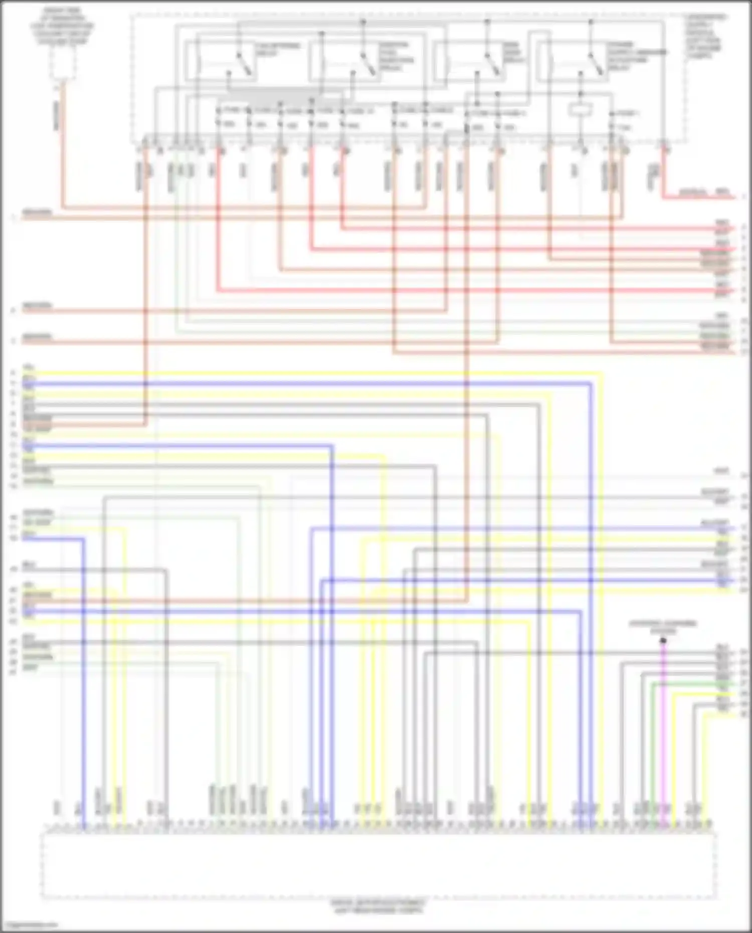 Wiring diagram fuse 6 for BMW 8 series G14/G15 facelift (2022-2024) (4 of 4)