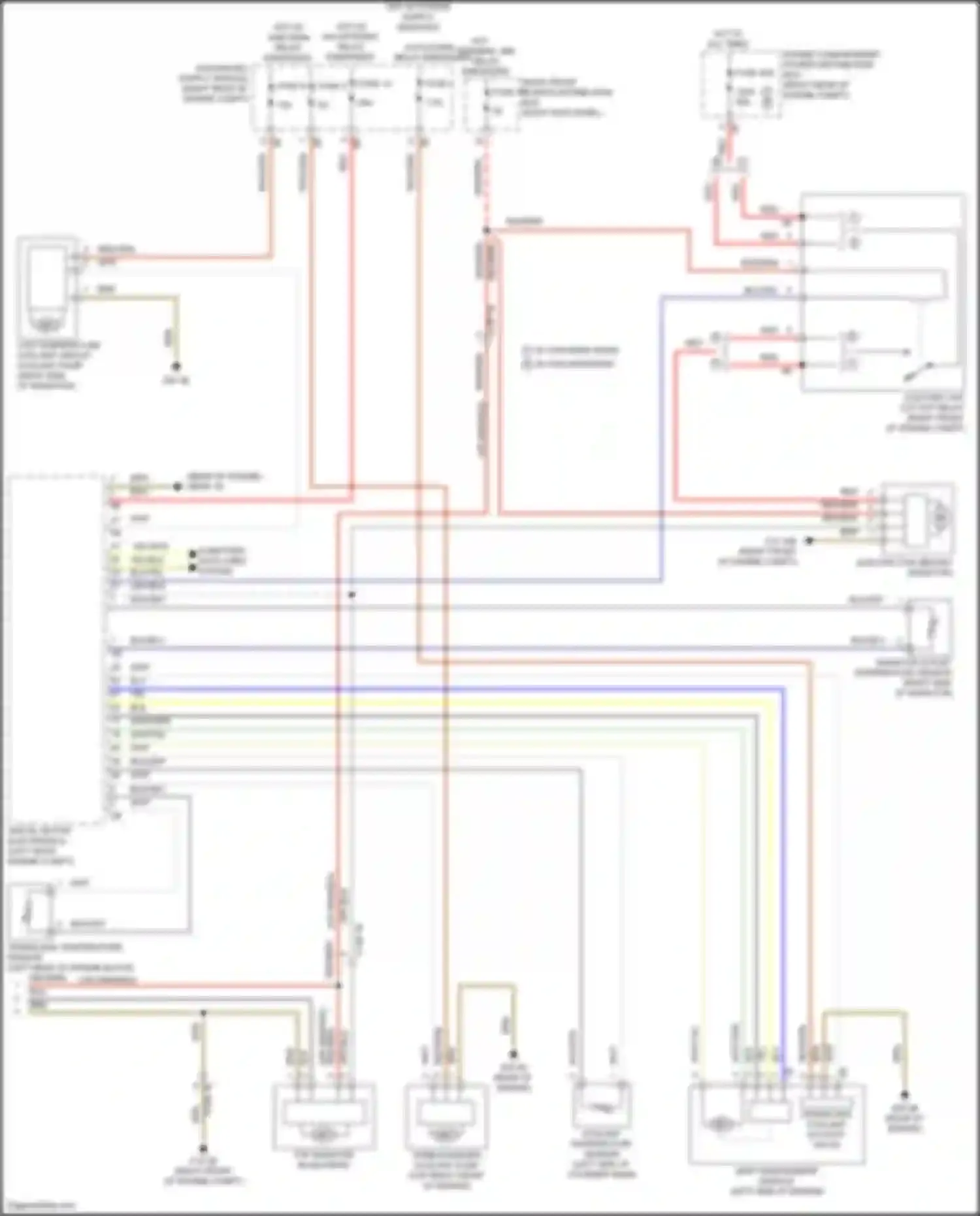 Wiring diagram heat management module for BMW 8 series G14/G15 facelift (2022-2024) (1 of 4)