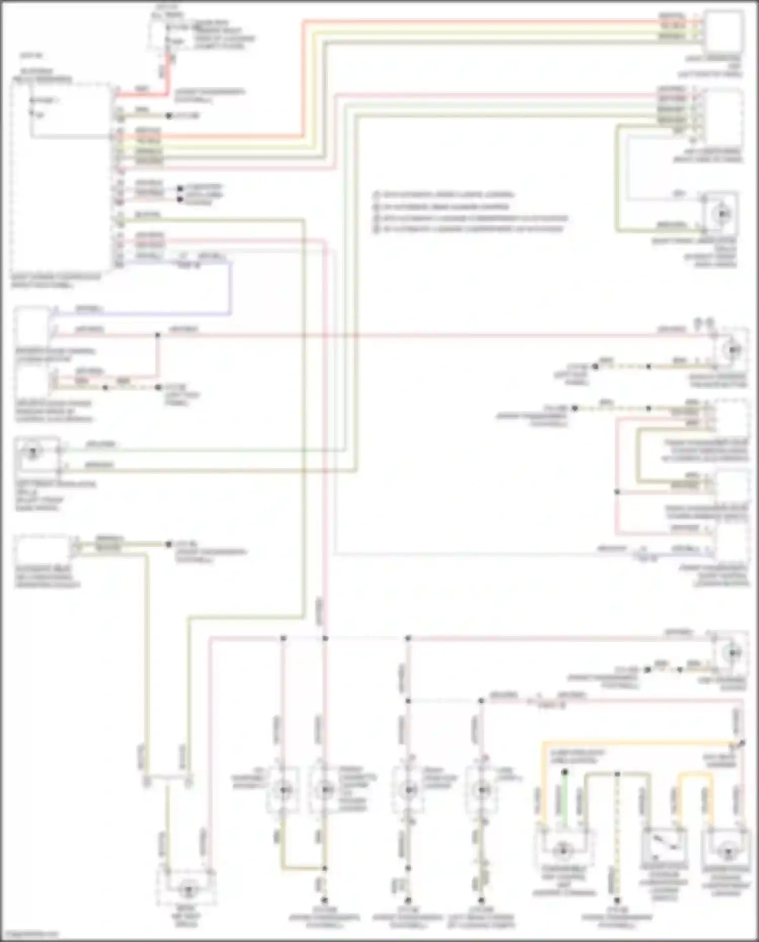 Wiring diagram light operating unit for BMW 8 series G14/G15 facelift (2022-2024) (3 of 4)