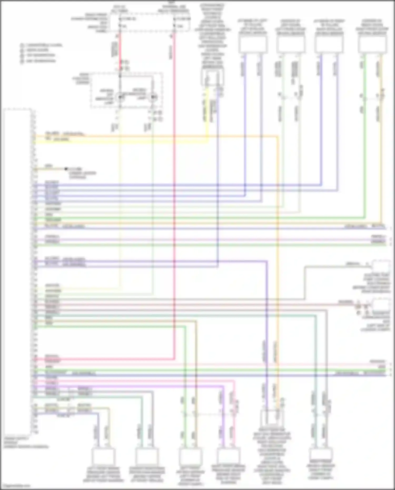 Wiring diagram right "b" pillar air bag sensor for BMW 8 series G14/G15 facelift (2022-2024) (1 of 1)
