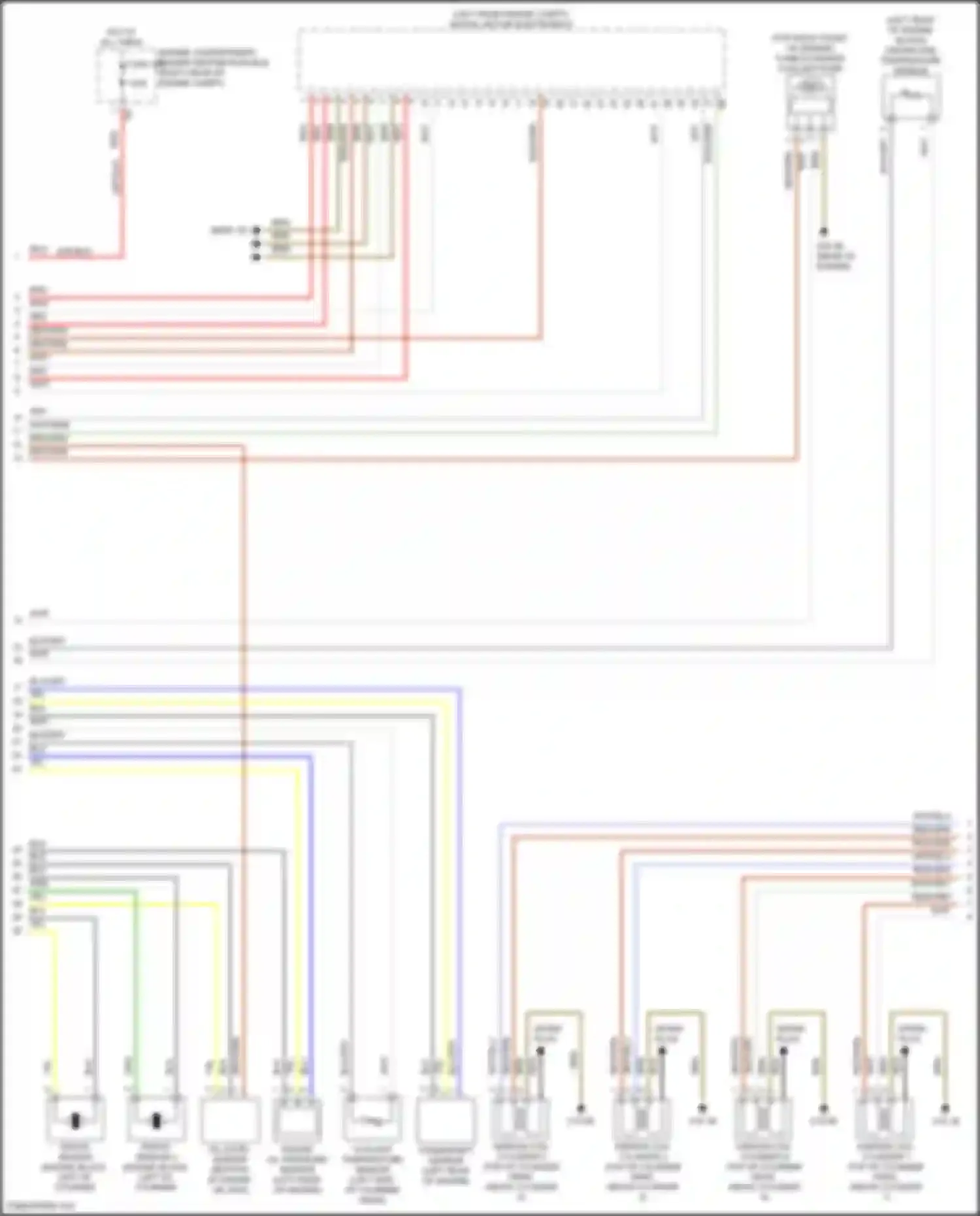 Wiring diagram spark plug for BMW 8 series G14/G15 facelift (2022-2024) (1 of 2)