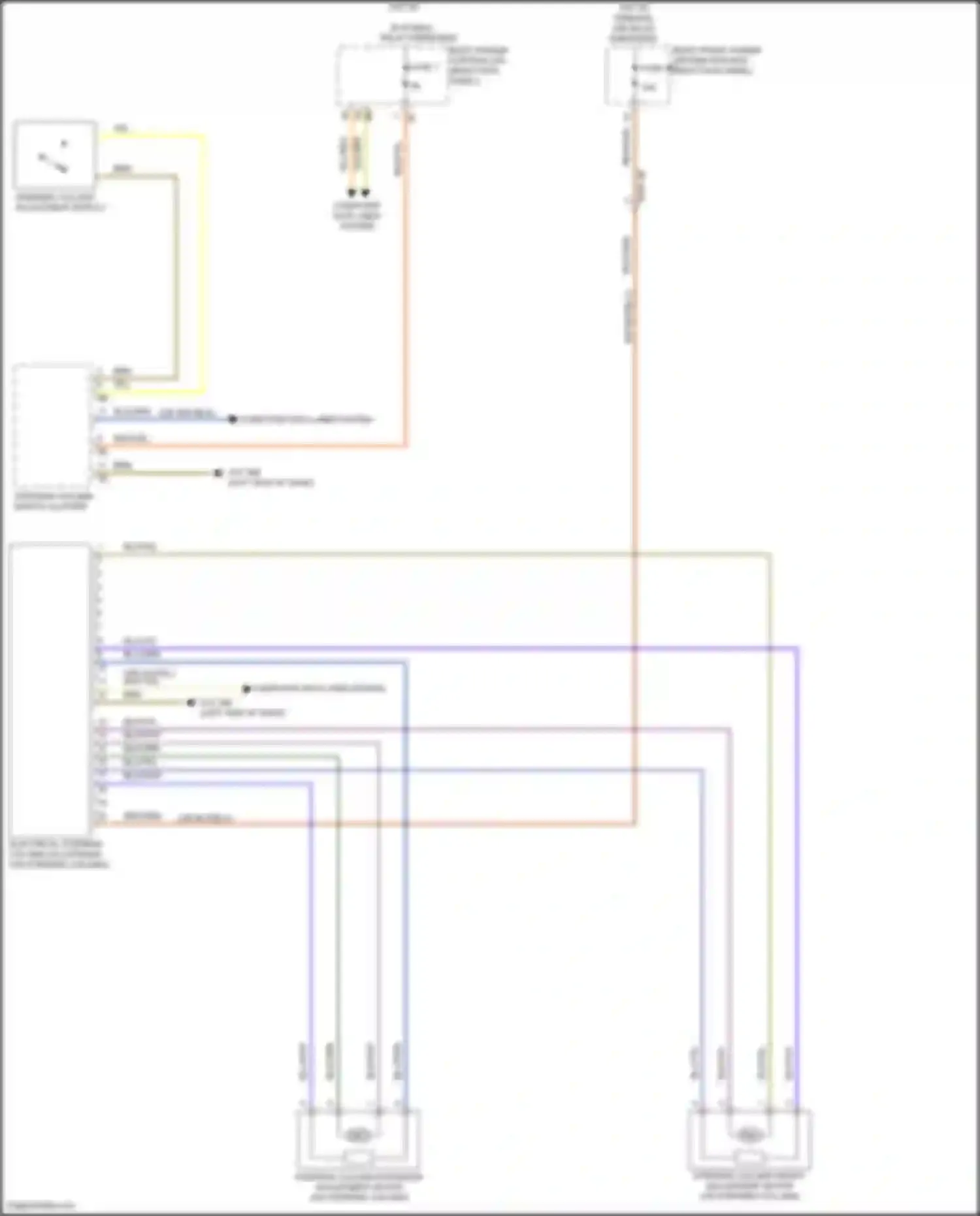 Wiring diagram steering column switch cluster for BMW 8 series G14/G15 facelift (2022-2024) (9 of 11)