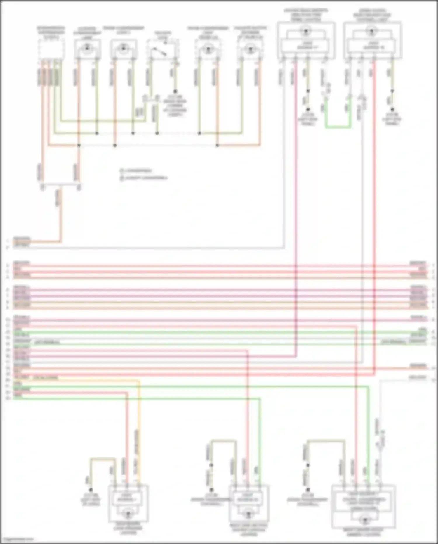 Wiring diagram tailgate button on inside of trunk lid for BMW 8 series G14/G15 facelift (2022-2024) (2 of 5)