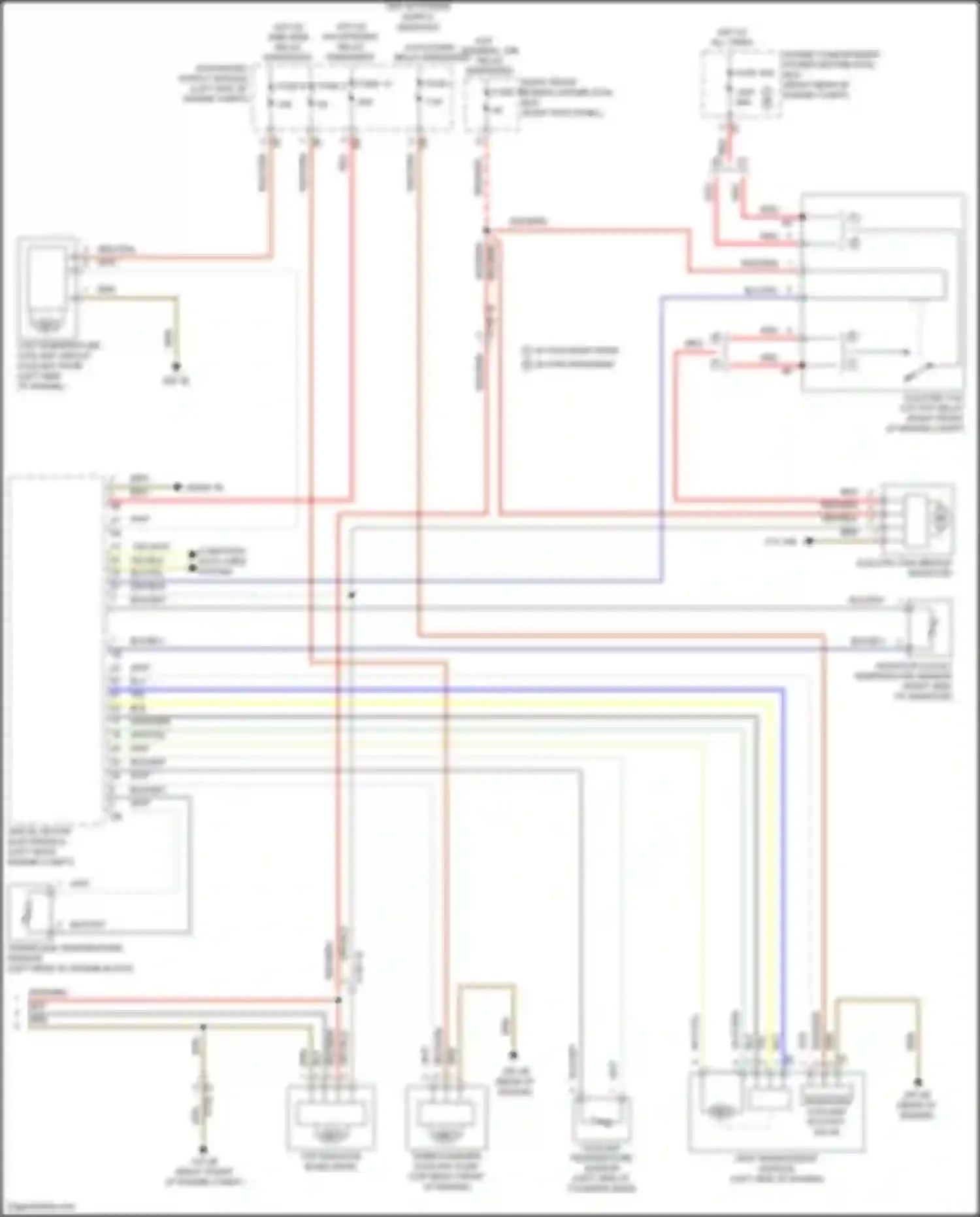 Car Wiring Diagrams for 8 series BMW G14/G15 (2018-2022): Automatic a/c circuit, w/ rear automatic climate control (5 of 5)