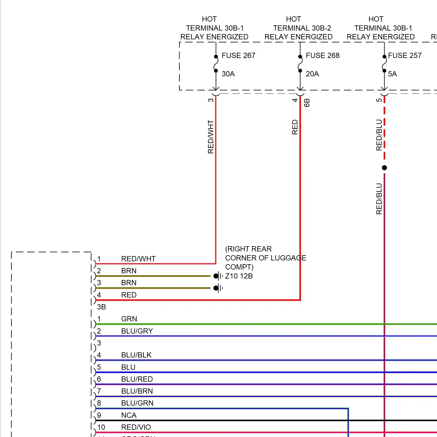 demo - Power top/sunroof circuit (1 of 3) Power top/sunroof circuit (1 of 3)