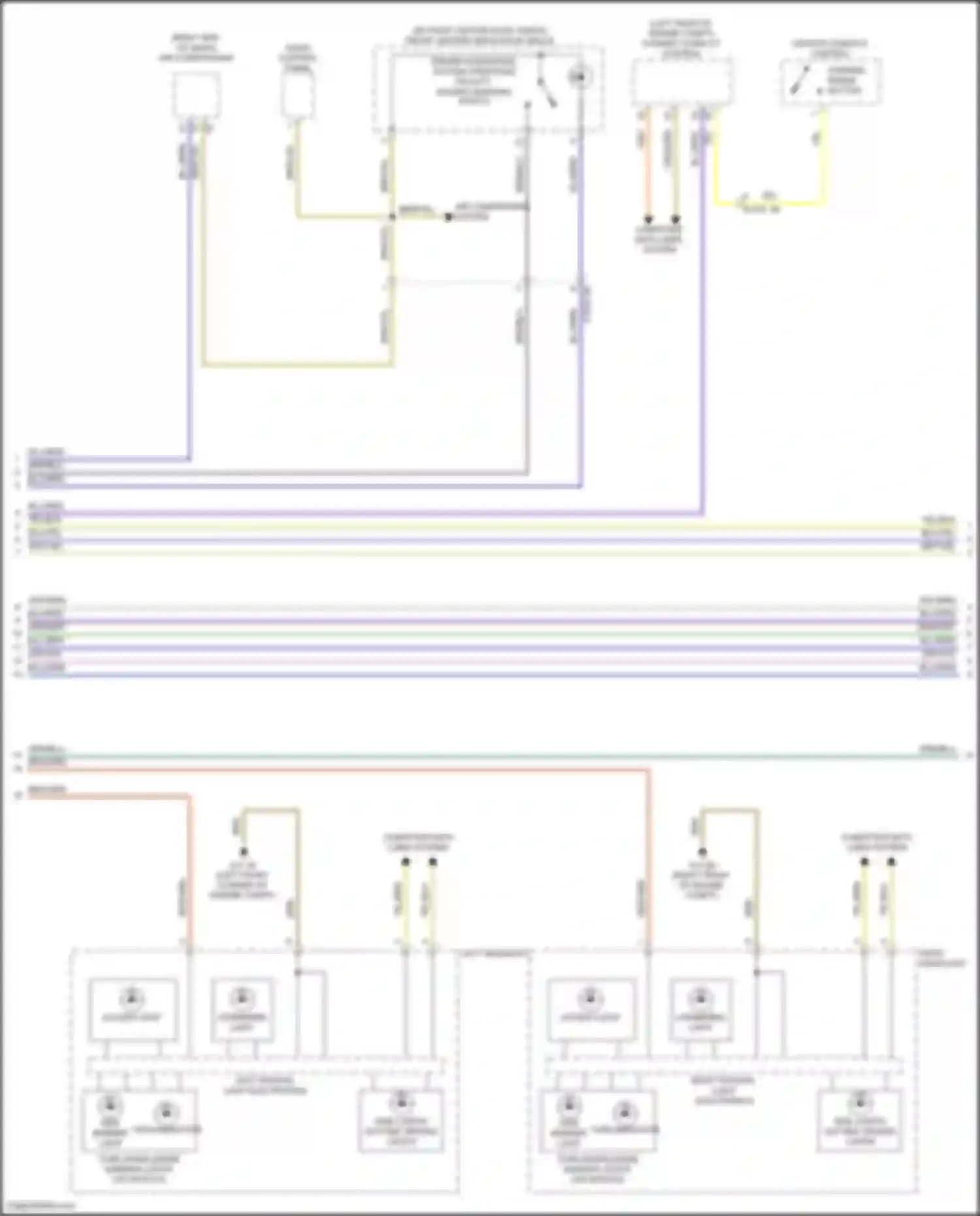 Wiring diagram air conditioning system for BMW 8 series G14/G15 (2018-2022) (3 of 9)