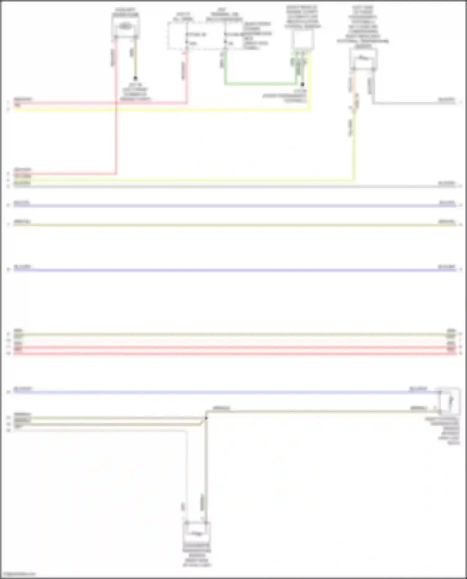 Wiring diagram automatic air recirculation control sensor for BMW 8 series G14/G15 (2018-2022) (2 of 3)