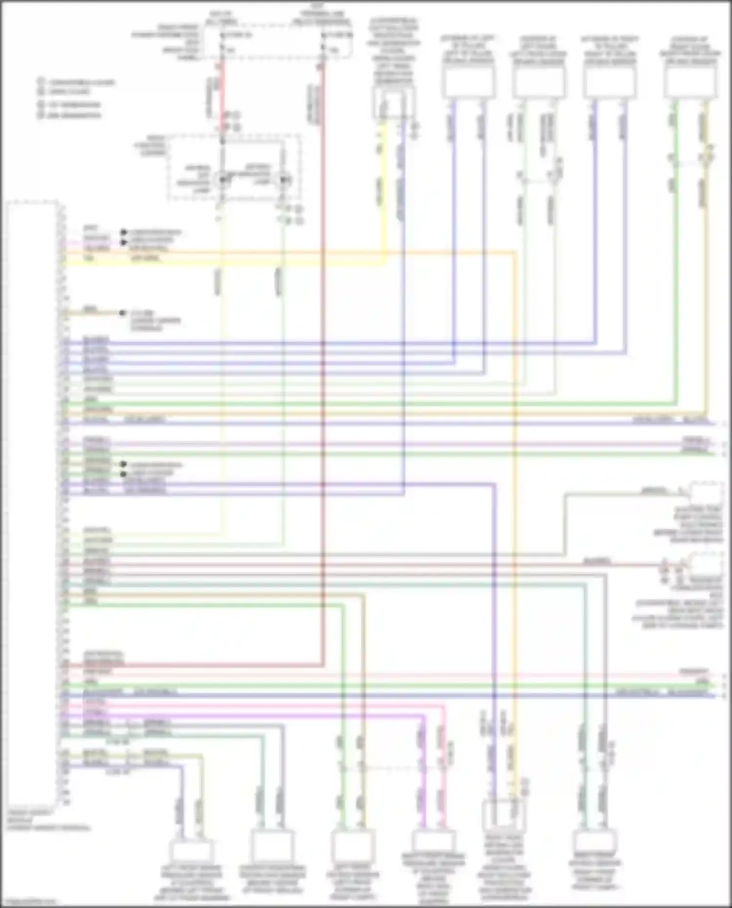 Wiring diagram blu/red for BMW 8 series G14/G15 (2018-2022) (10 of 42)