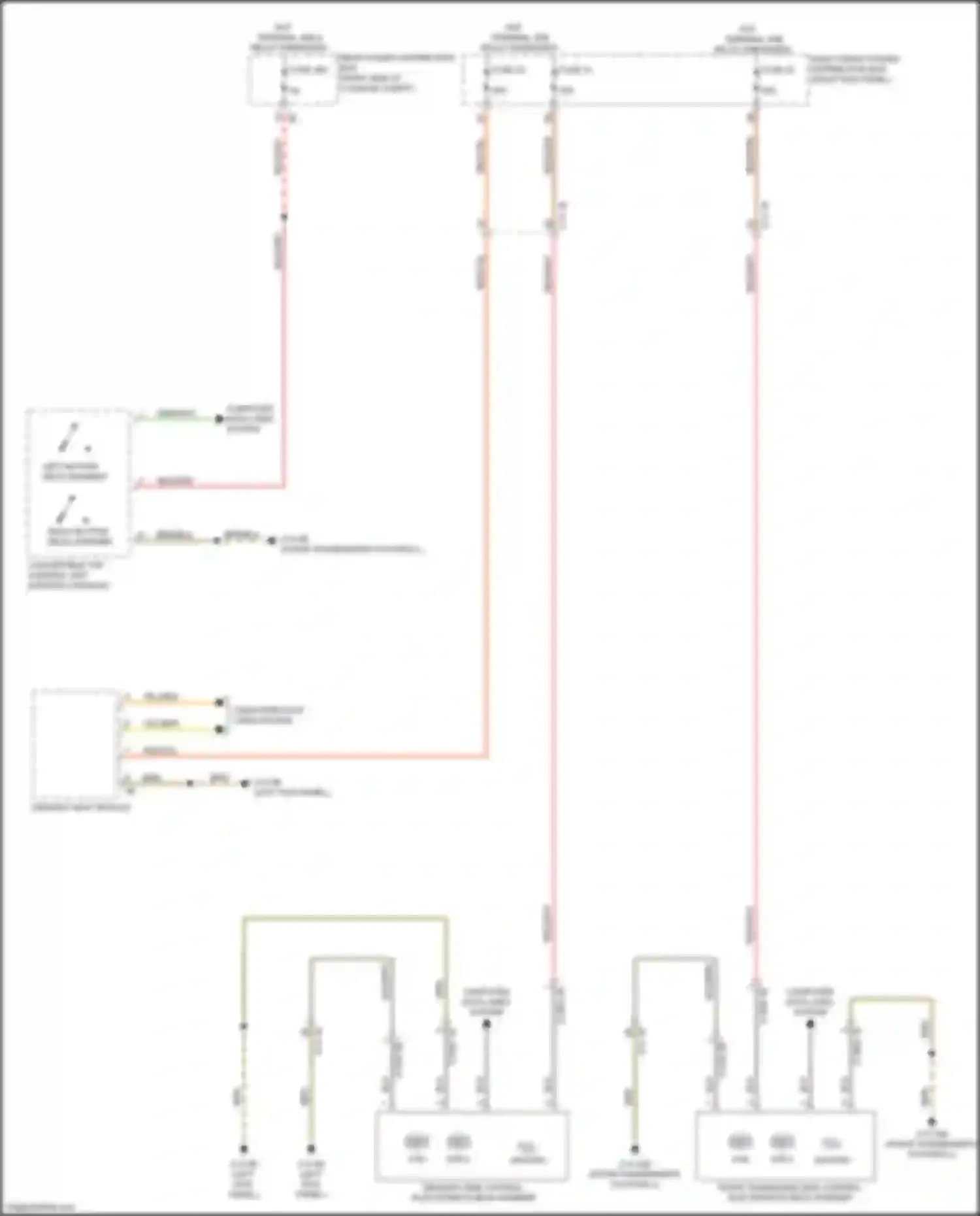 Wiring diagram convertible top control unit for BMW 8 series G14/G15 (2018-2022) (2 of 4)