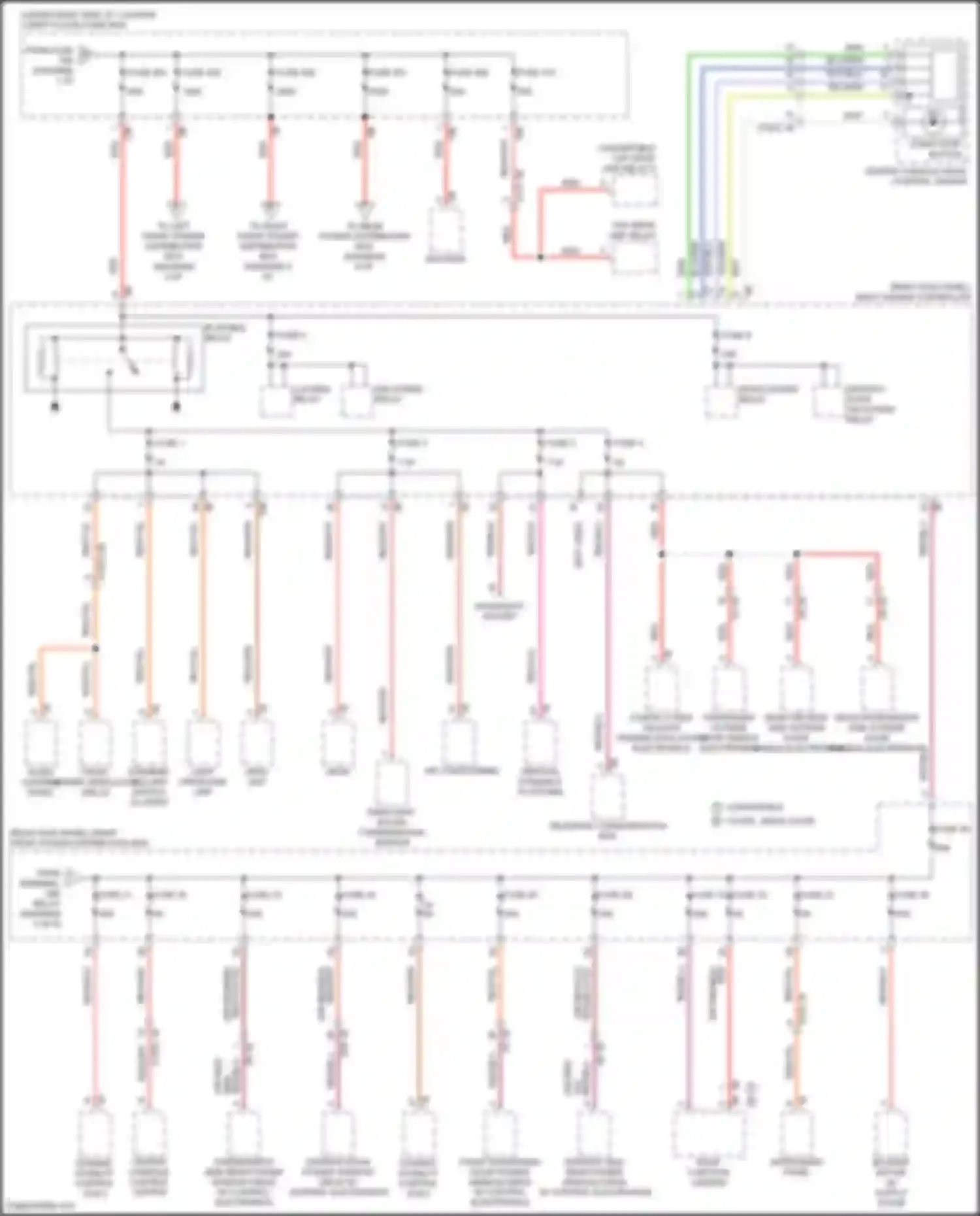 Wiring diagram fuse 24 for BMW 8 series G14/G15 (2018-2022) (1 of 2)