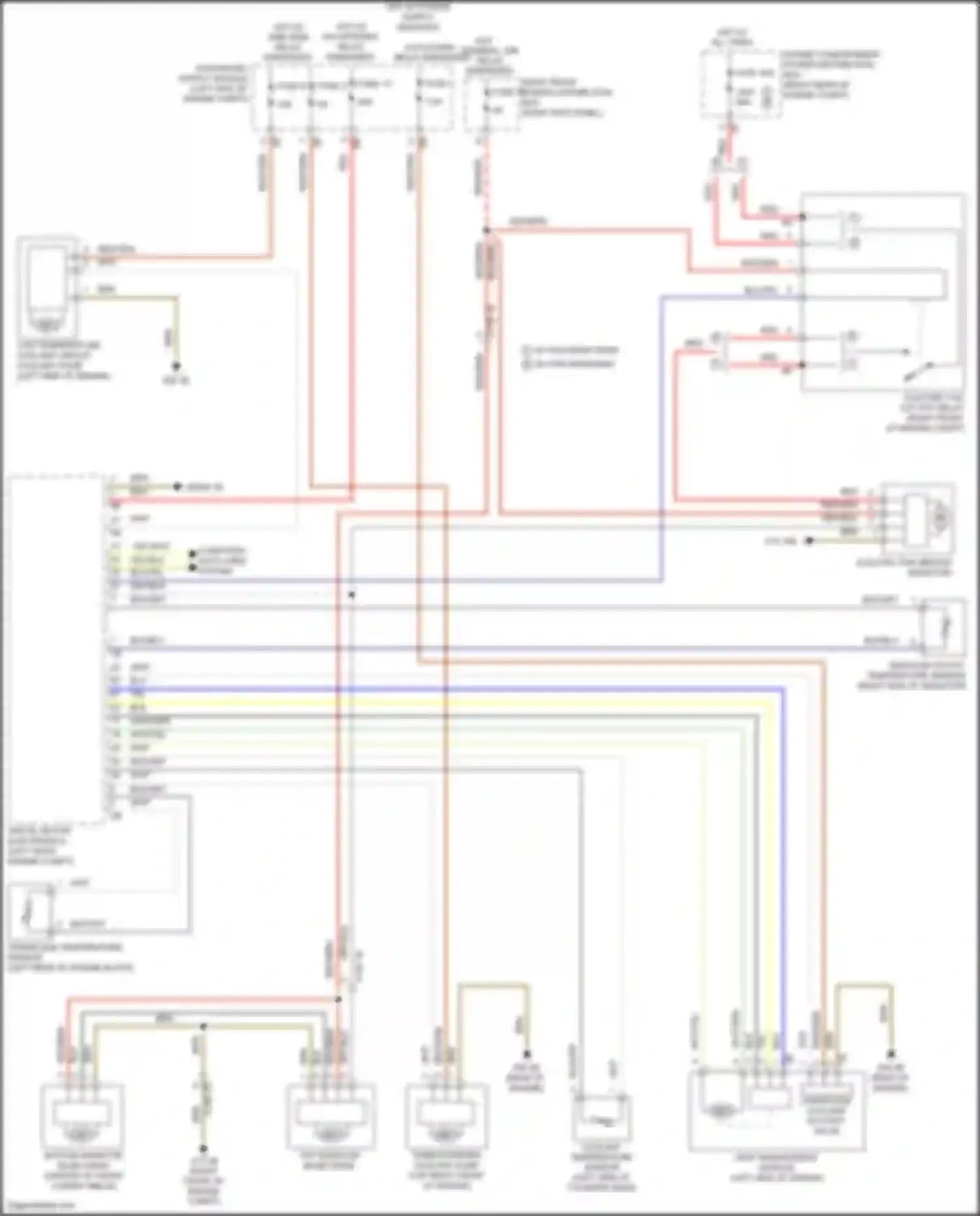 Wiring diagram fuse 6 for BMW 8 series G14/G15 (2018-2022) (1 of 4)