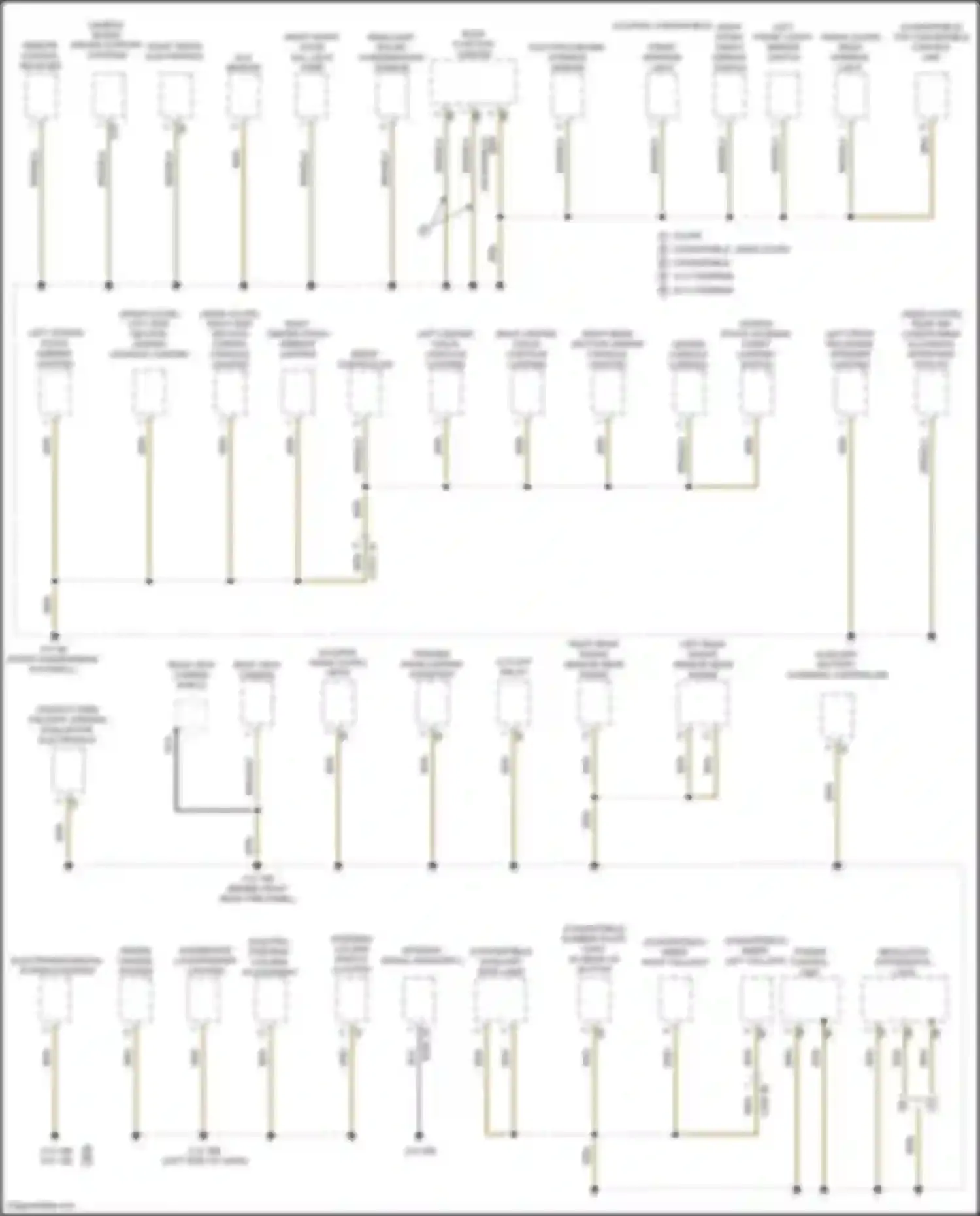 Wiring diagram power control unit for BMW 8 series G14/G15 (2018-2022) (1 of 2)