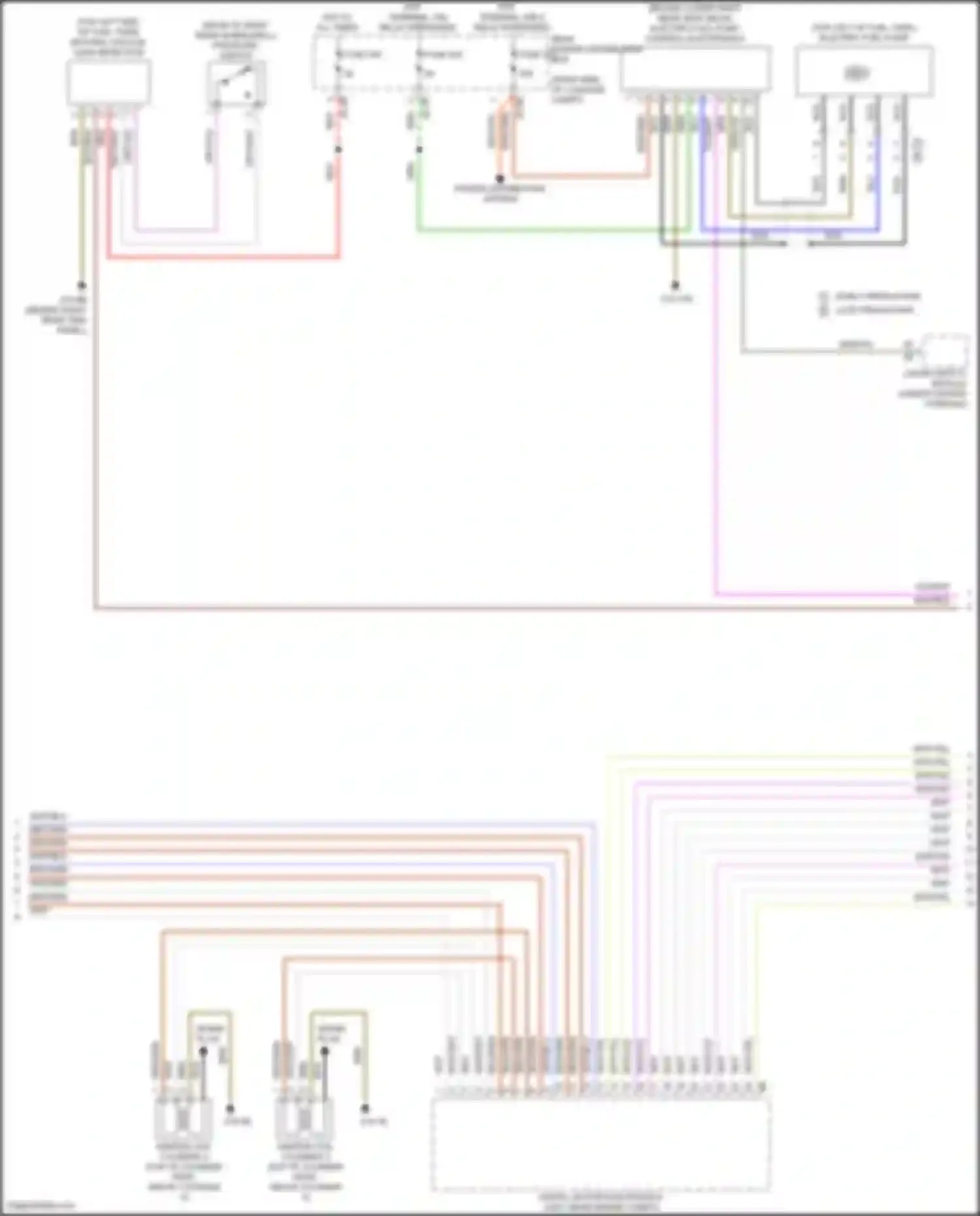 Wiring diagram power distribution system for BMW 8 series G14/G15 (2018-2022) (5 of 5)