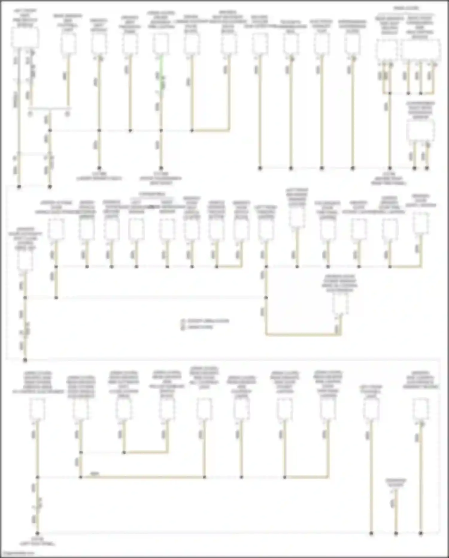 Wiring diagram rear driver's side automatic soft close system drive for BMW 8 series G14/G15 (2018-2022) (1 of 1)