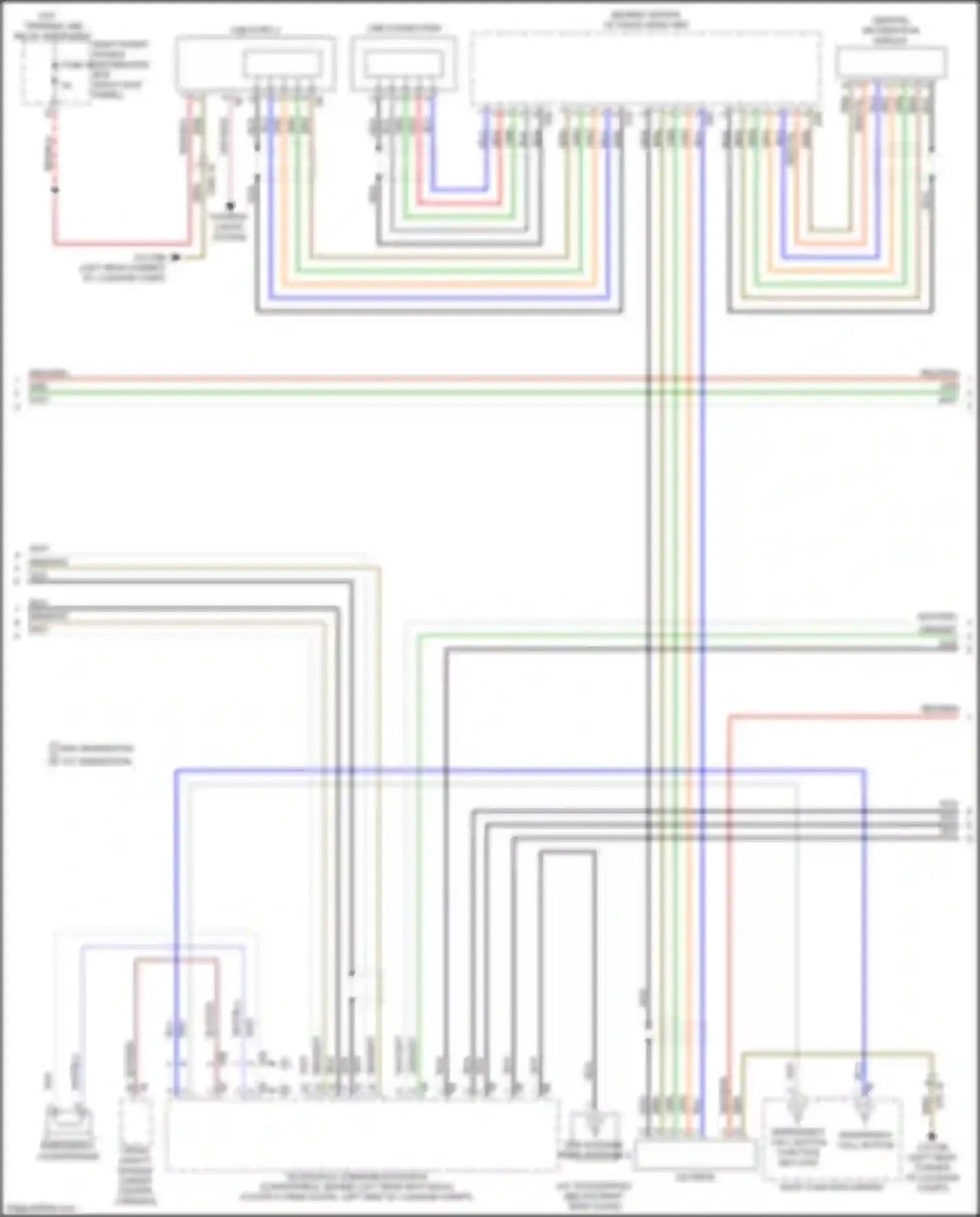 Wiring diagram red for BMW 8 series G14/G15 (2018-2022) (66 of 90)