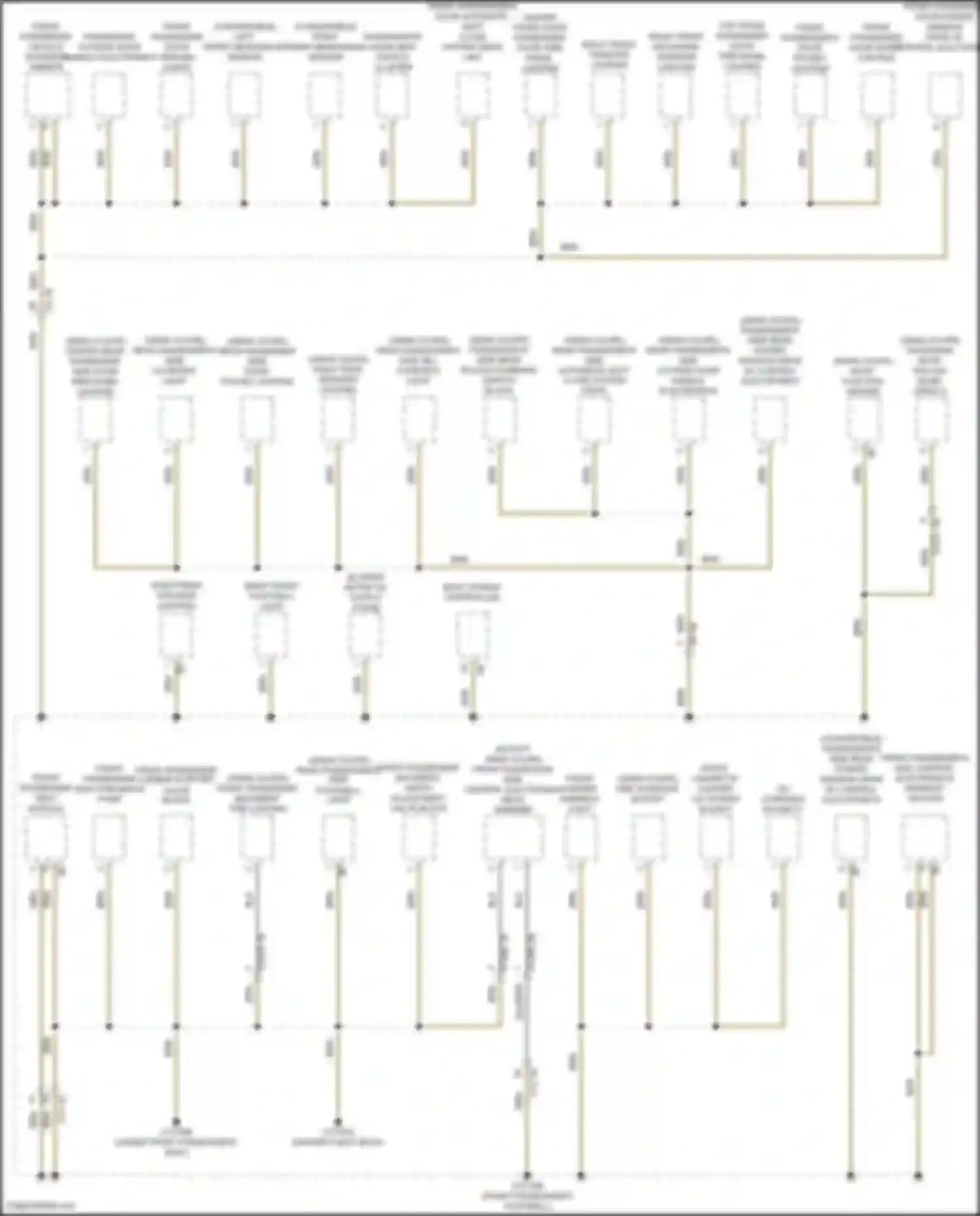 Wiring diagram right front tweeter lighting for BMW 8 series G14/G15 (2018-2022) (2 of 3)