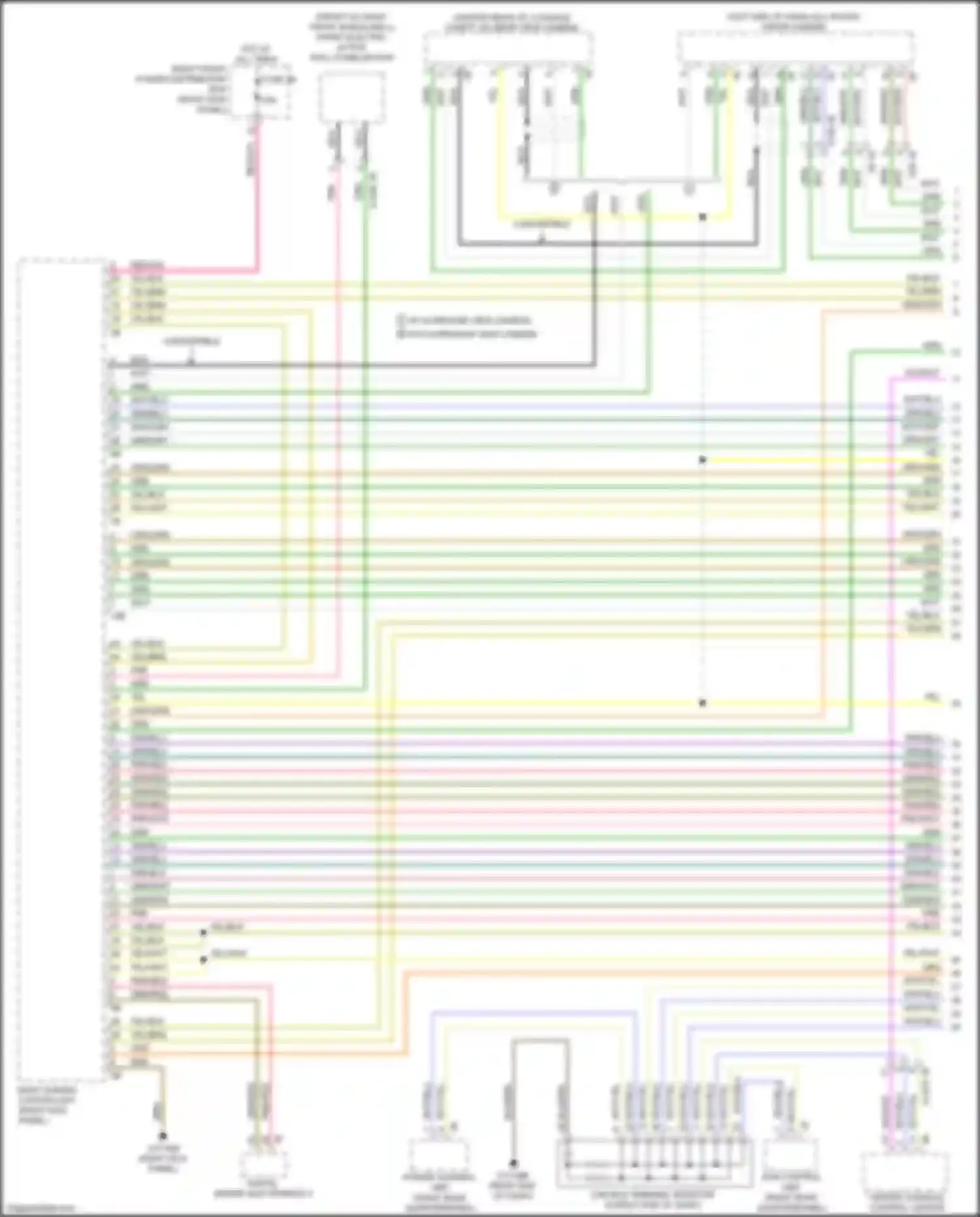 Wiring diagram scr control unit for BMW 8 series G14/G15 (2018-2022) (2 of 4)