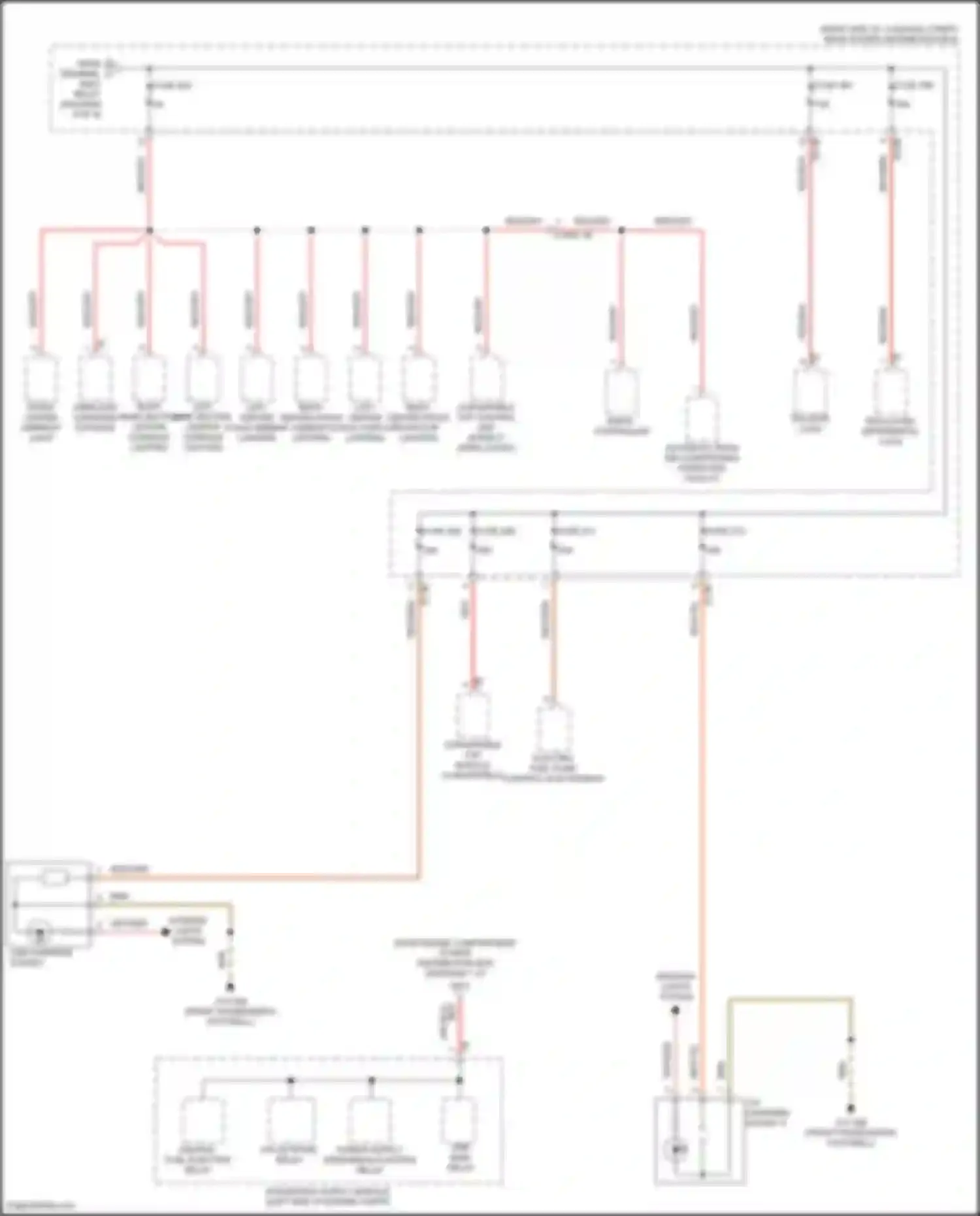 Wiring diagram usb charging socket for BMW 8 series G14/G15 (2018-2022) (3 of 3)