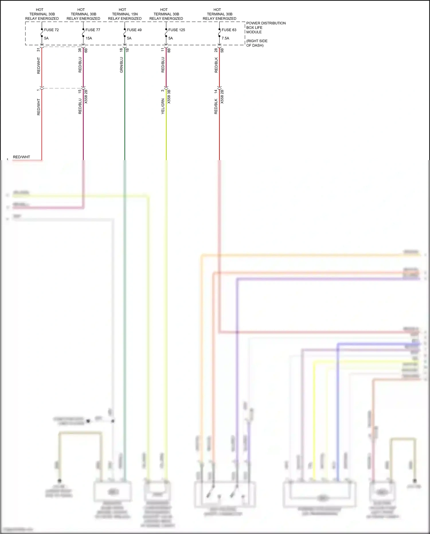BMW i3 I01 facelift (2017-2023) computer data lines system wiring diagram  (60 of 62)