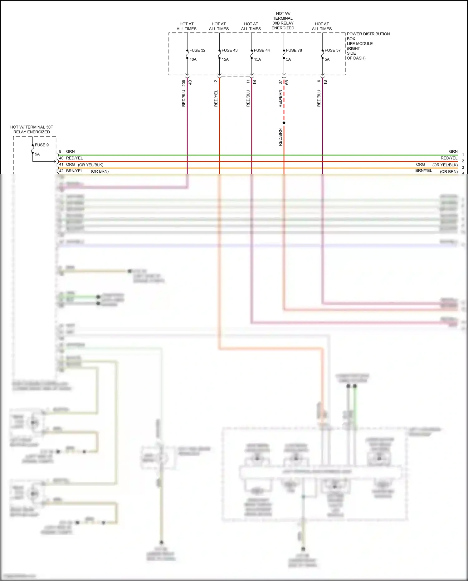 BMW i3 I01 facelift (2017-2023) computer data lines system wiring diagram  (14 of 62)