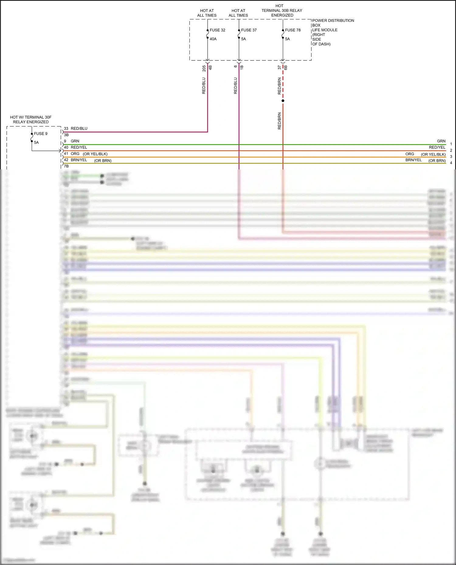 BMW i3 I01 facelift (2017-2023) computer data lines system wiring diagram  (16 of 62)