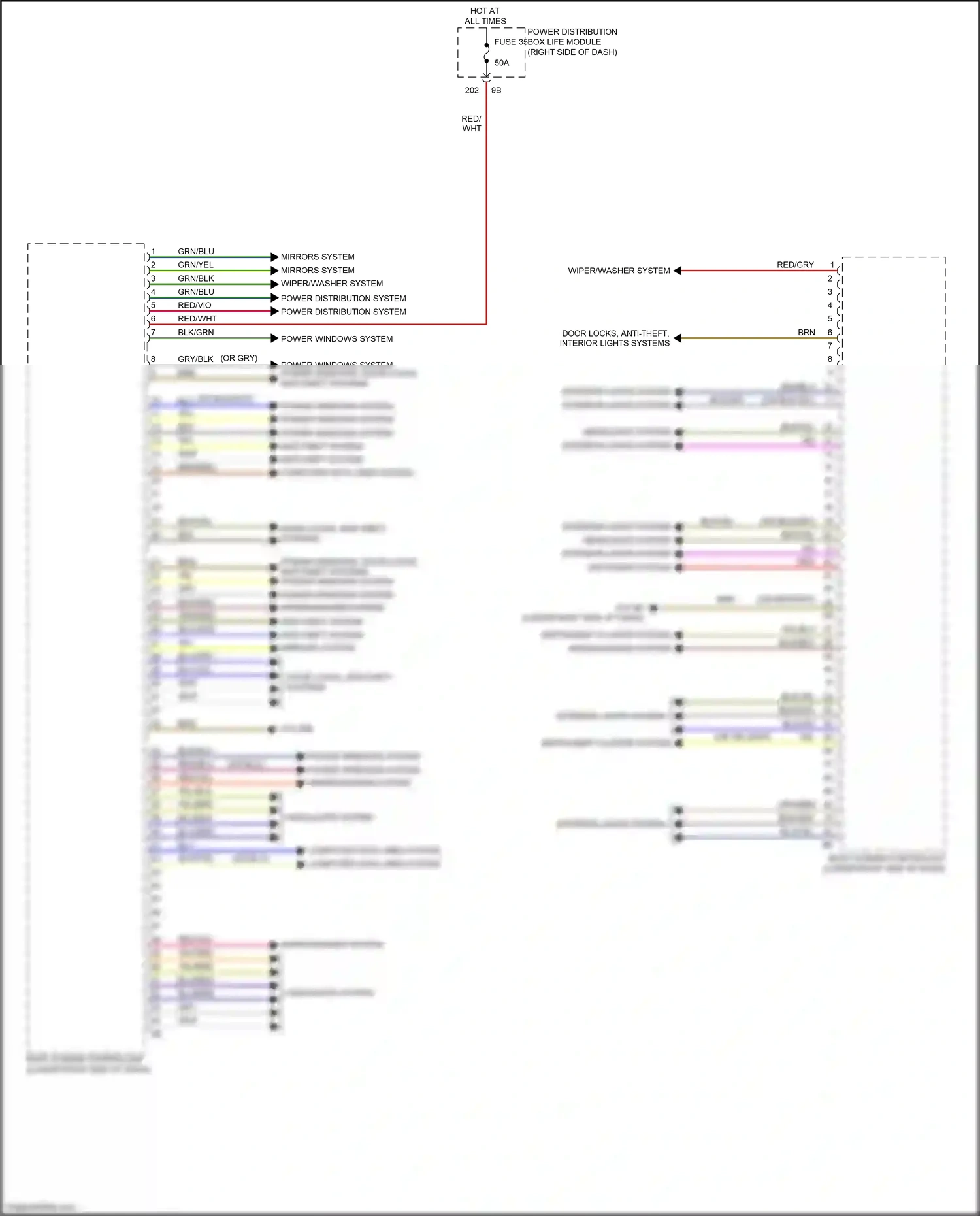 BMW i3 I01 facelift (2017-2023) computer data lines system wiring diagram  (4 of 62)