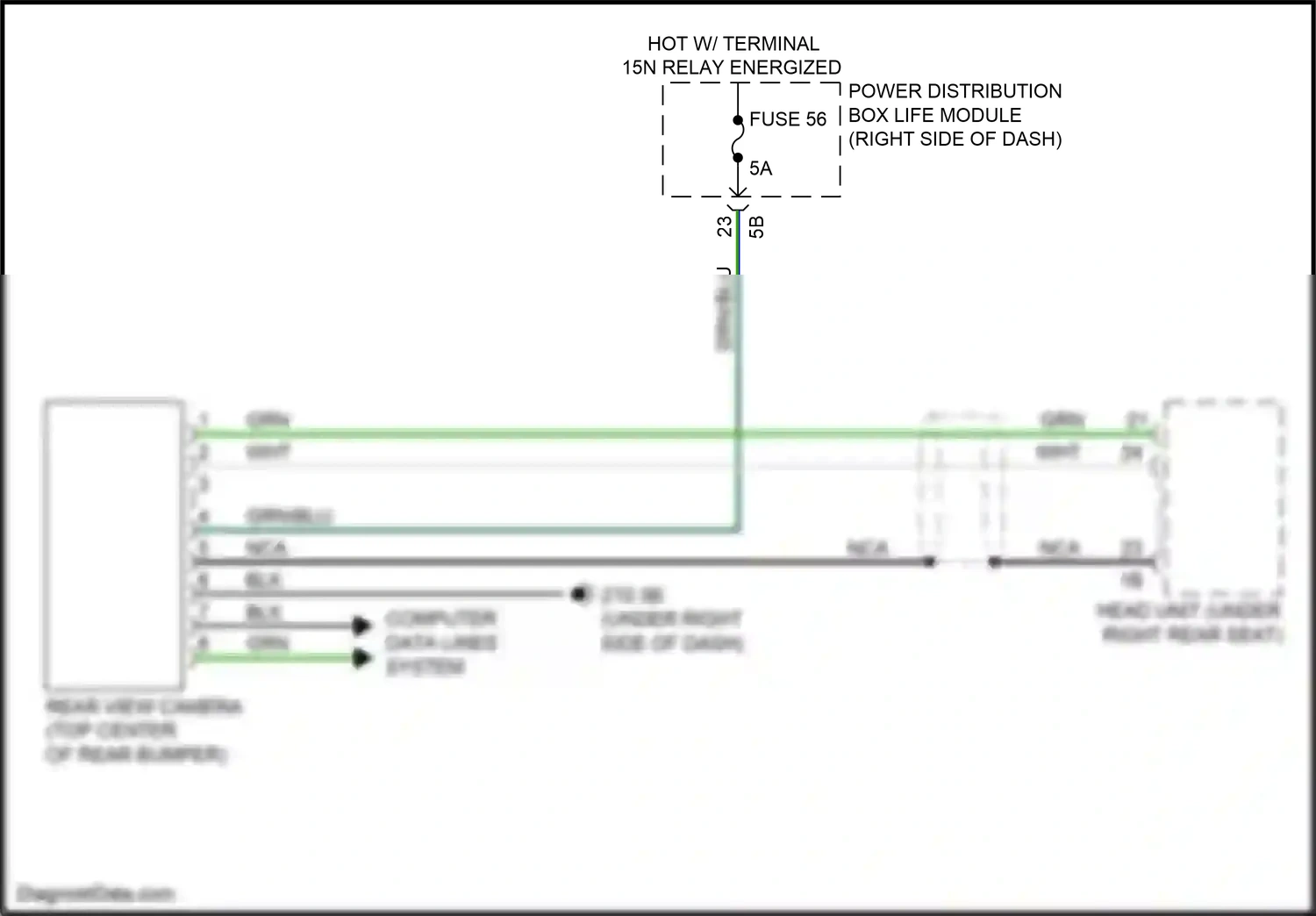 BMW i3 I01 facelift (2017-2023) computer data lines system wiring diagram  (28 of 62)