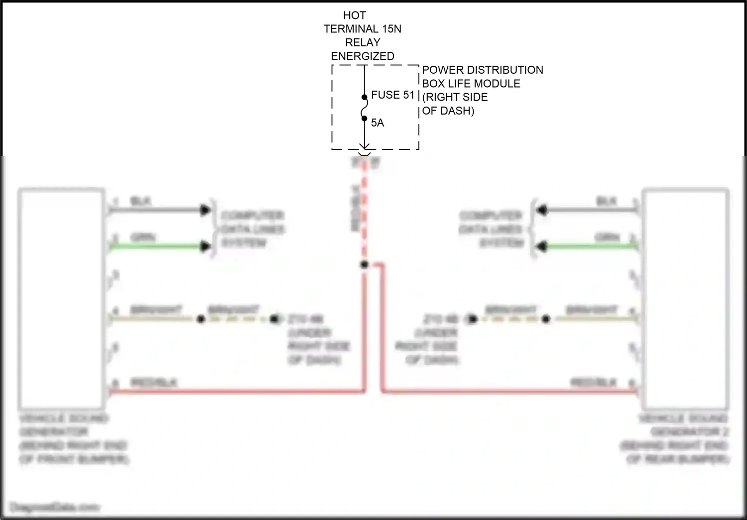 BMW i3 I01 facelift (2017-2023) computer data lines system wiring diagram  (10 of 62)