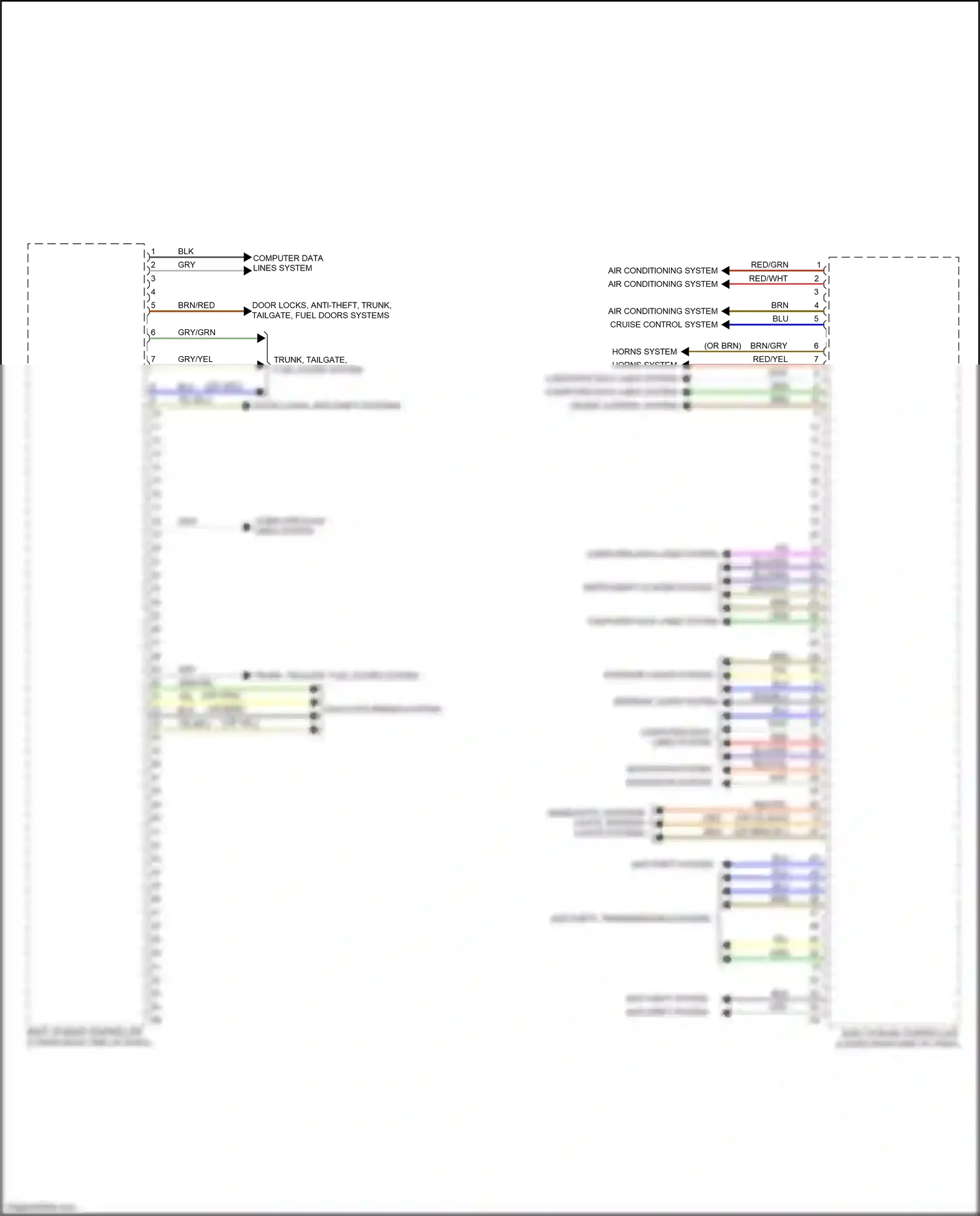 BMW i3 I01 facelift (2017-2023) computer data lines system wiring diagram  (5 of 62)