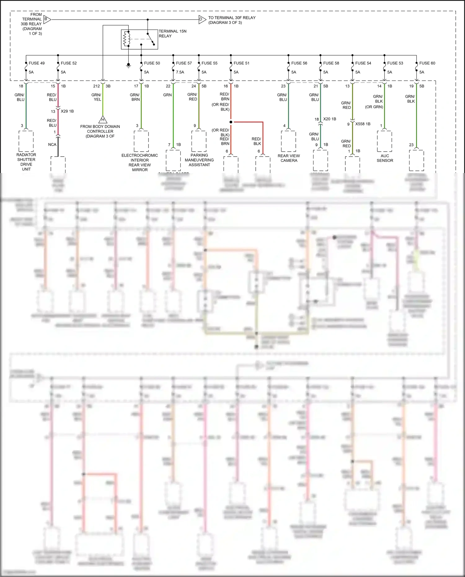 BMW i3 I01 facelift (2017-2023) electrical machine electronics wiring diagram  (4 of 8)
