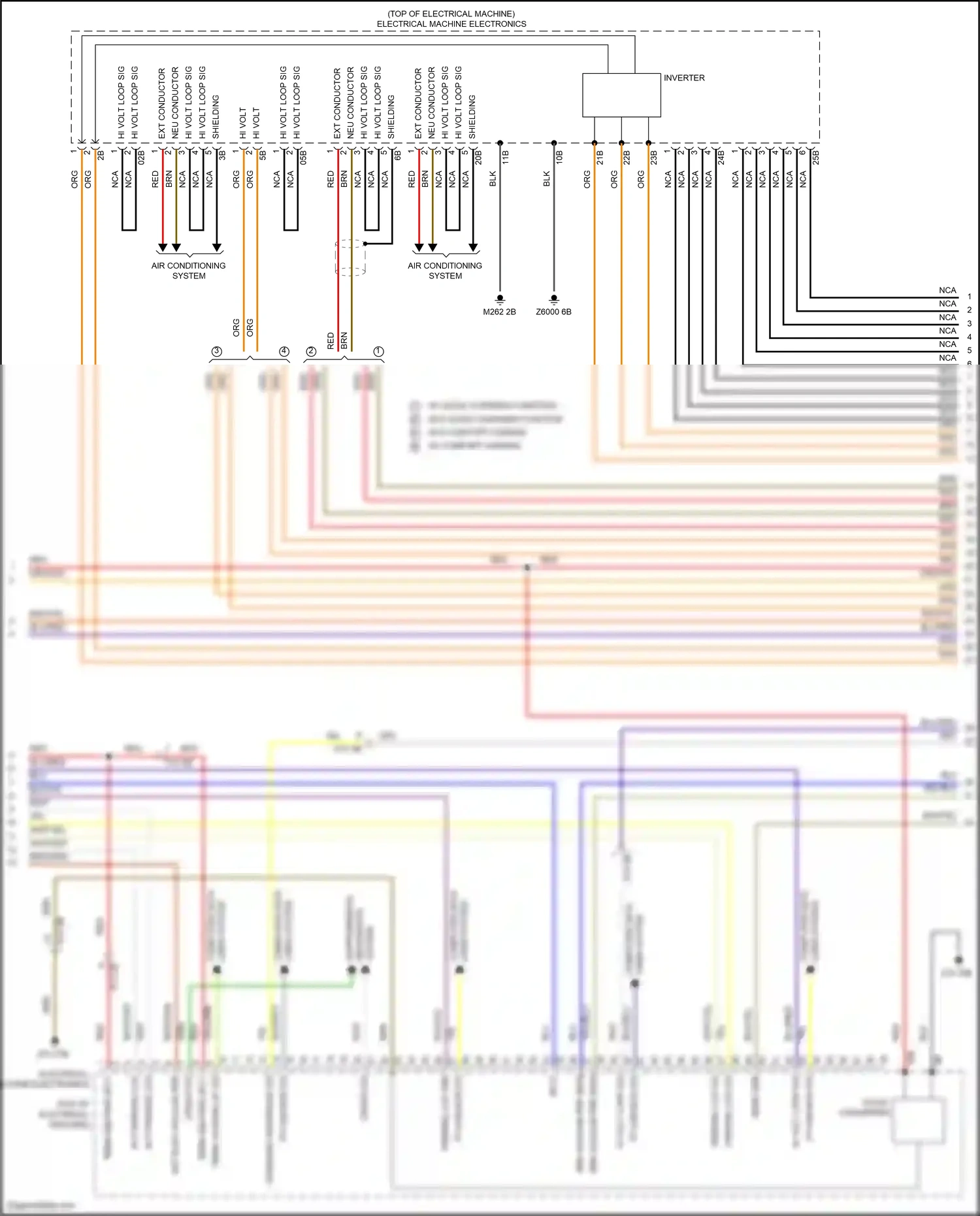 BMW i3 I01 facelift (2017-2023) electrical machine electronics wiring diagram  (7 of 8)