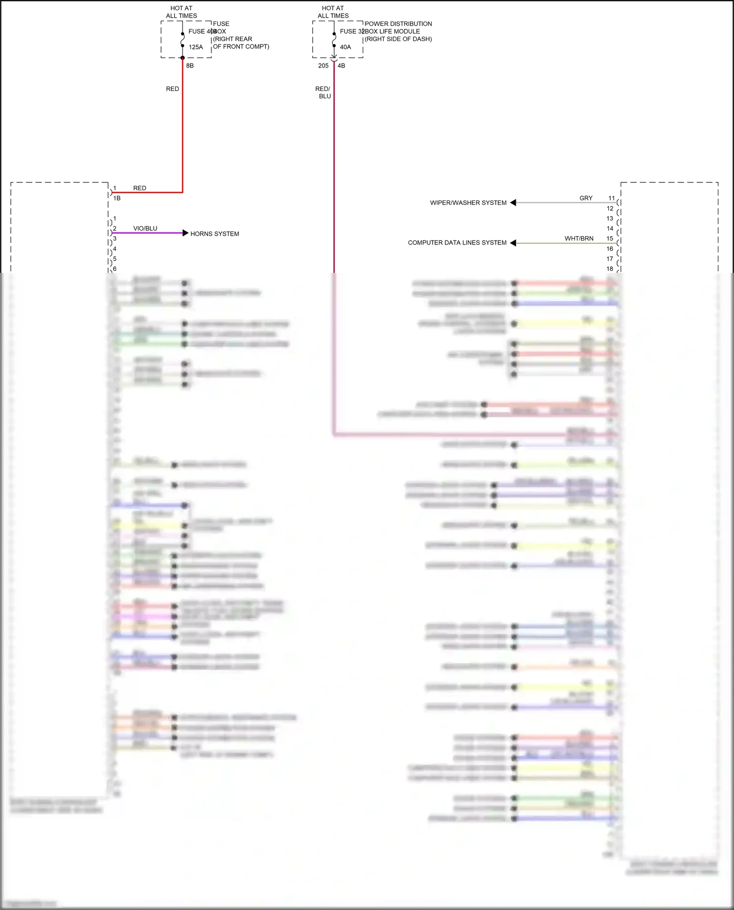 BMW i3 I01 facelift (2017-2023) engine controls system wiring diagram  (1 of 1)