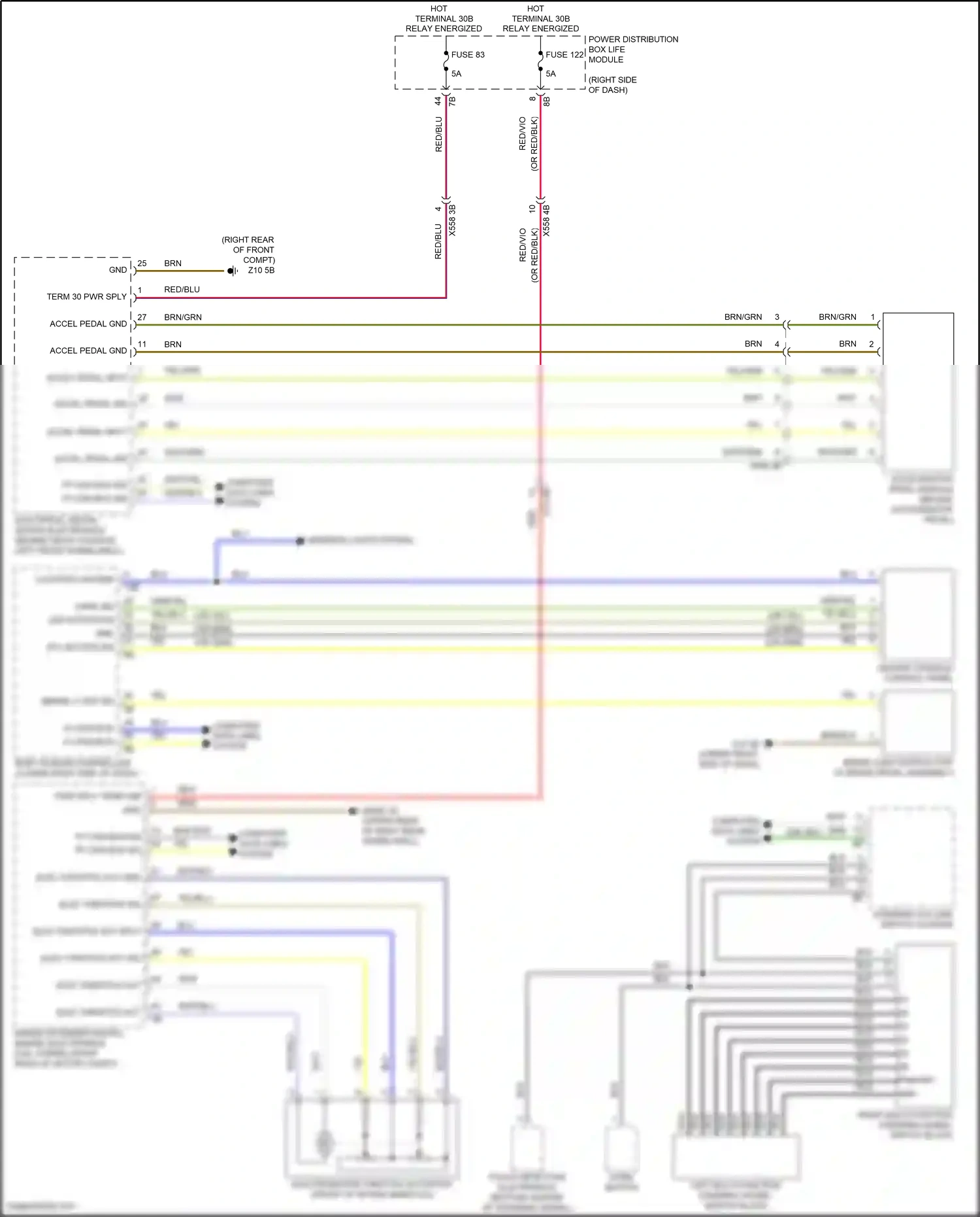 BMW i3 I01 facelift (2017-2023) range extender digital engine electronics wiring diagram  (4 of 7)