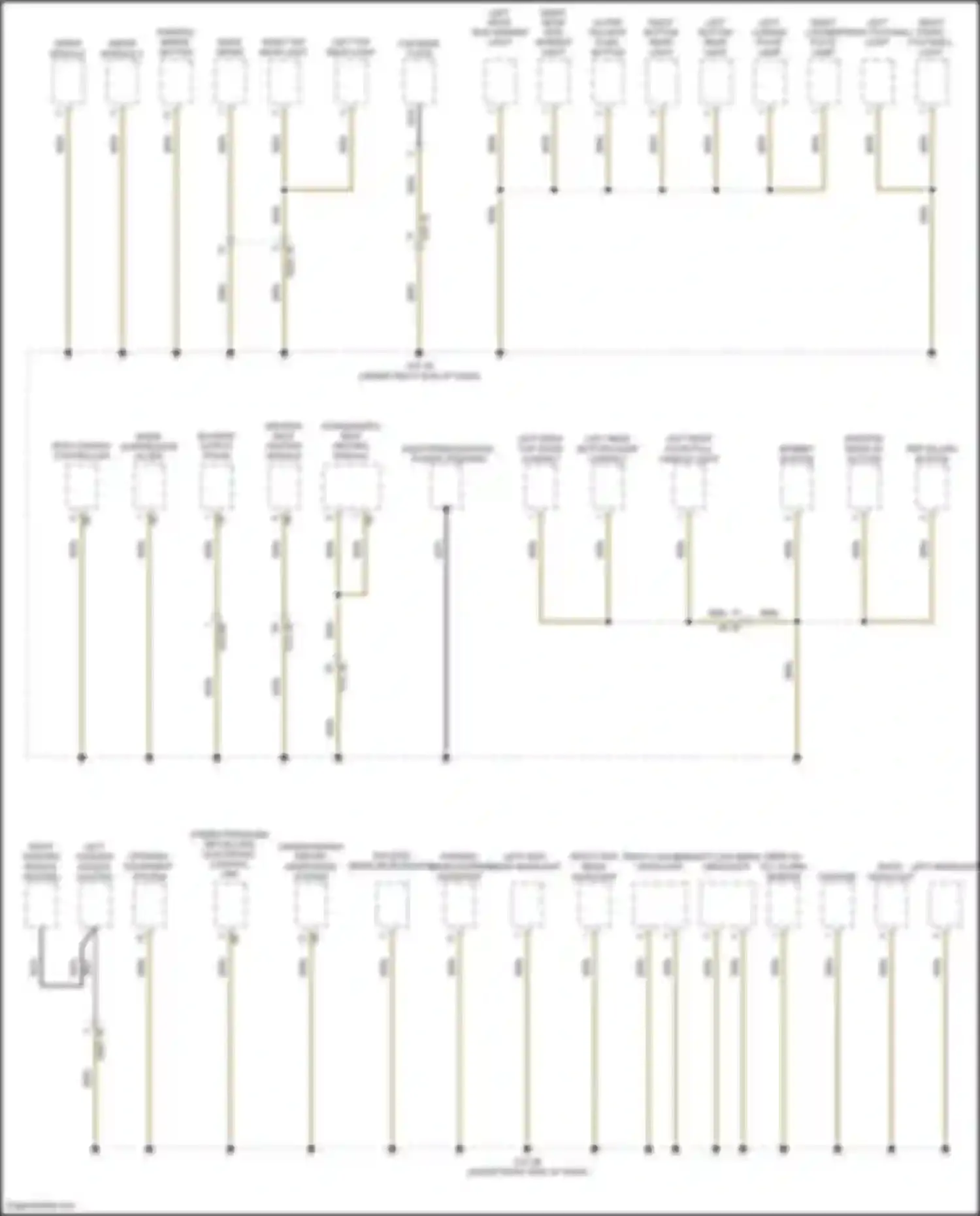 i3 BMW I01 (2013-2017): Ground distribution circuit (1 of 3)