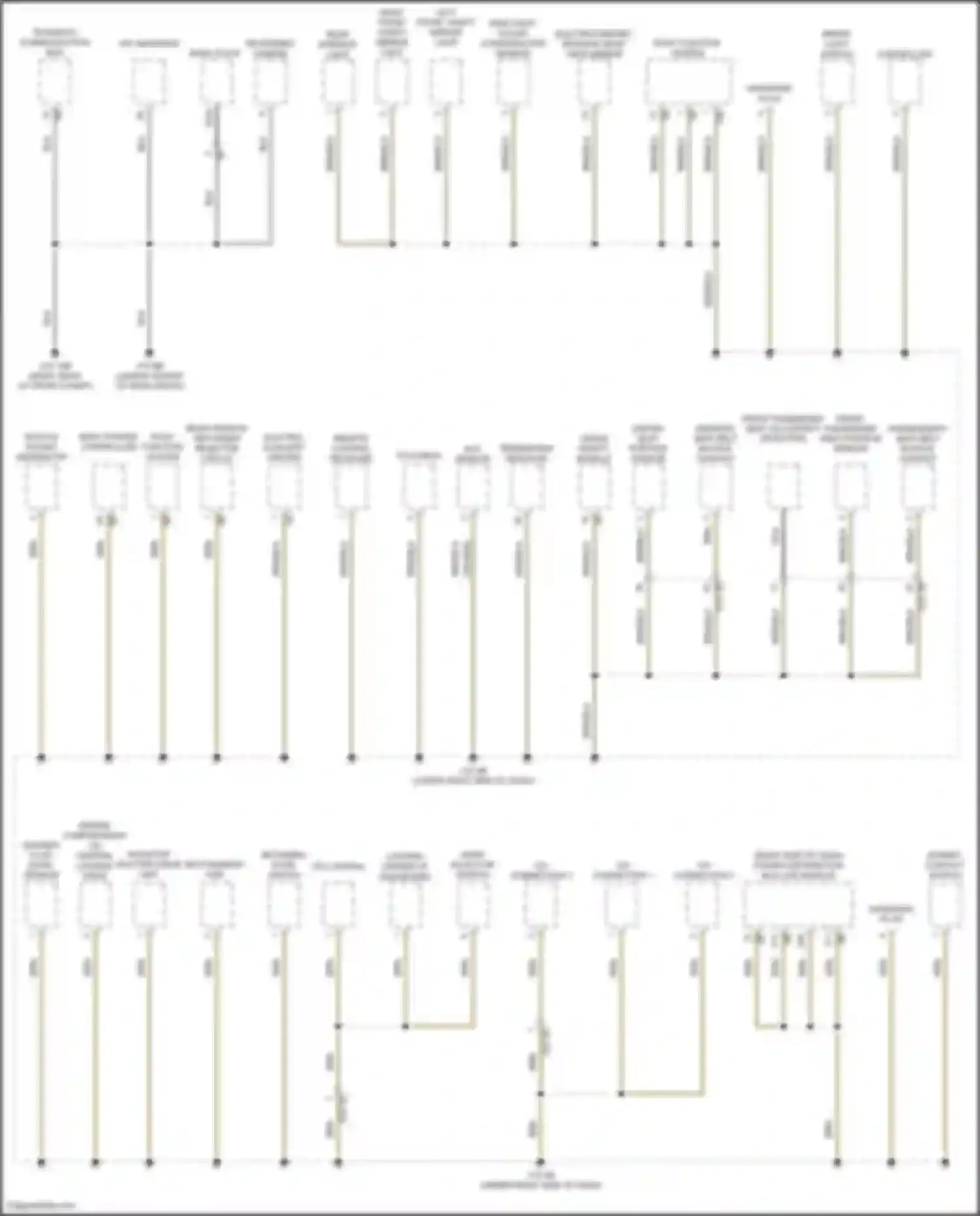 i3 BMW I01 (2013-2017): Ground distribution circuit (2 of 3)
