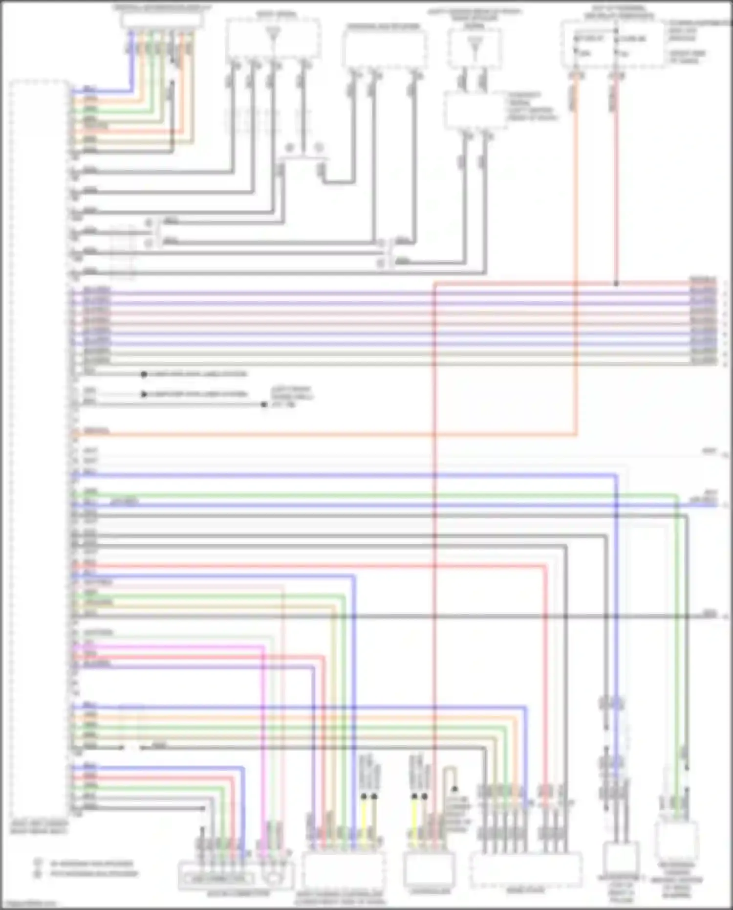 i3 BMW I01 (2013-2017): Navigation circuit, w/o hifi radio (1 of 2)