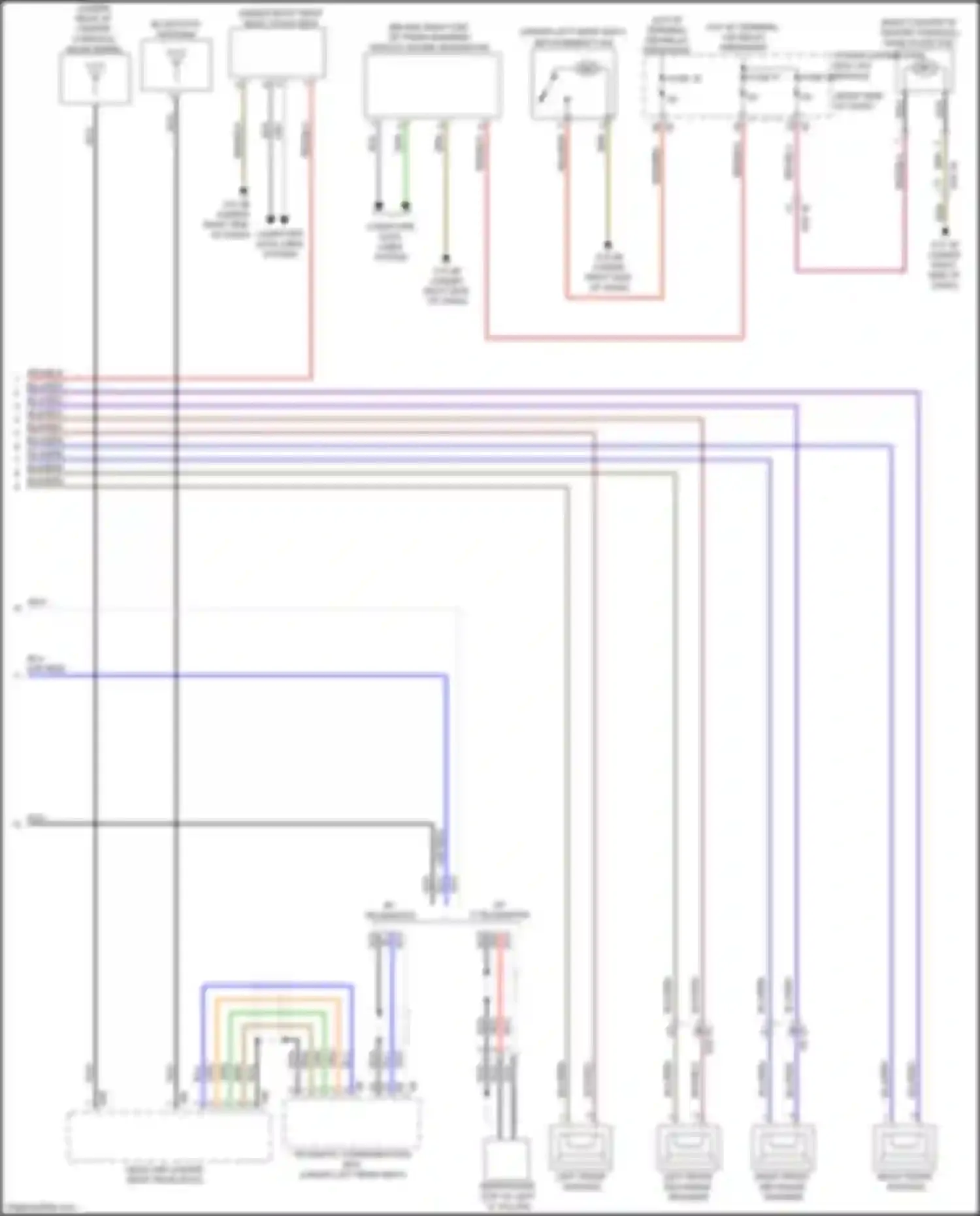 i3 BMW I01 (2013-2017): Base radio circuit (2 of 2)
